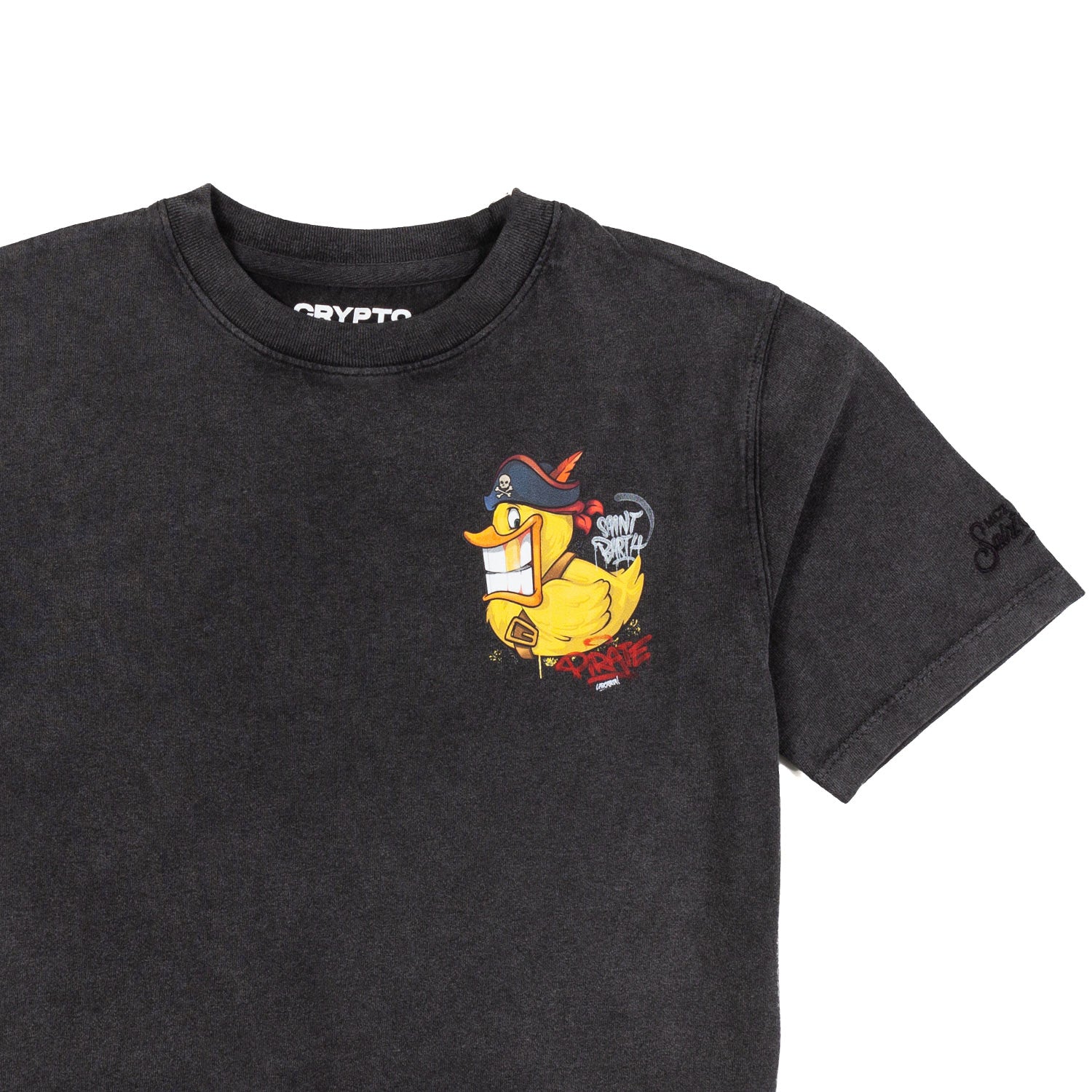 T-SHIRT DUCKY PIRATE NERA - annameglio.com abbigliamento moda