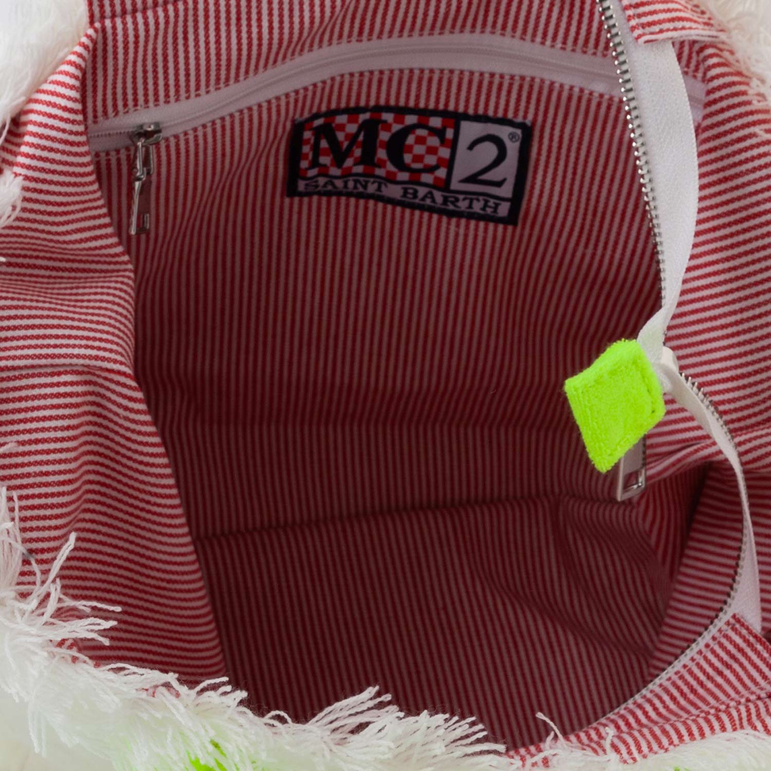 BORSA COLETTE SPONGE BIANCA E GIALLO FLUO - annameglio.com abbigliamento moda