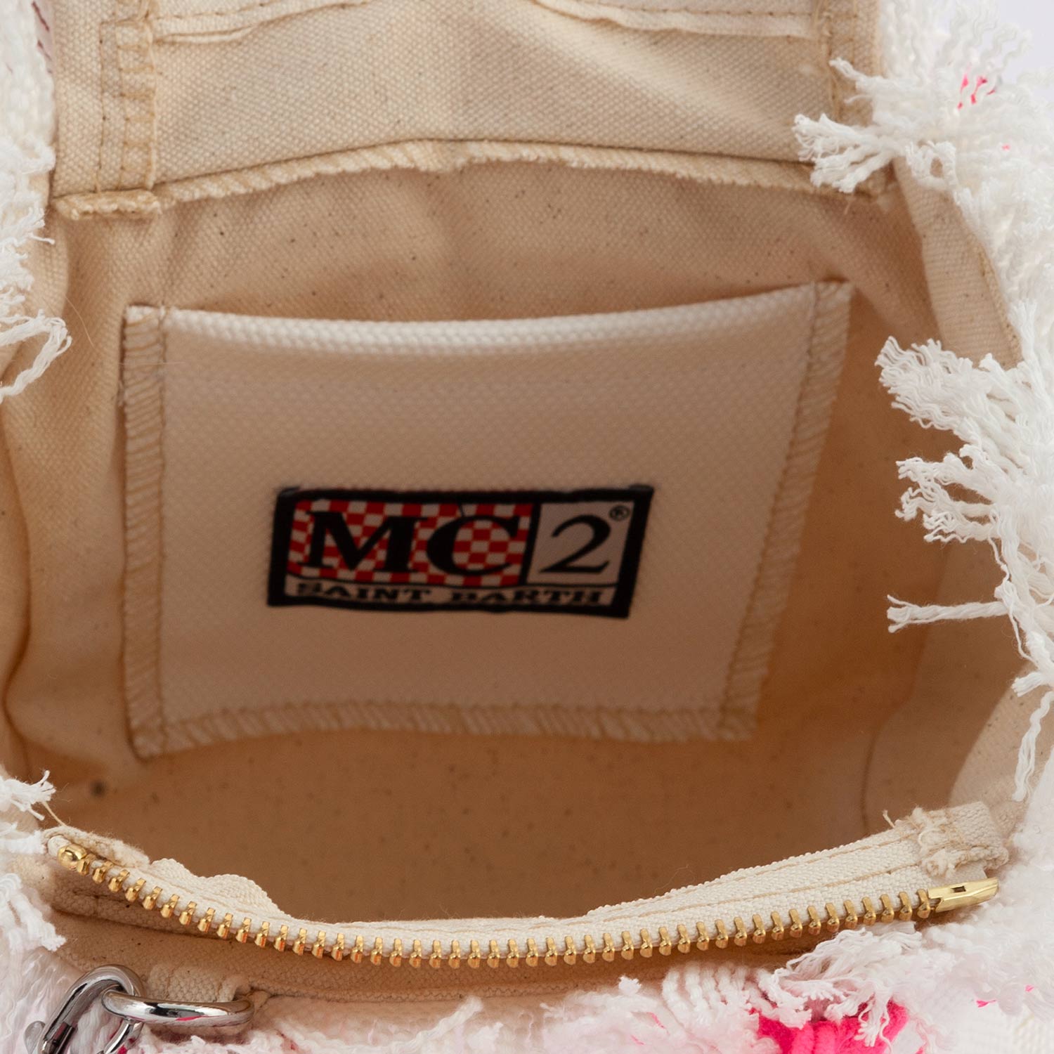 BORSA MINI VANITY BIANCA E ROSA FLUO - annameglio.com abbigliamento moda