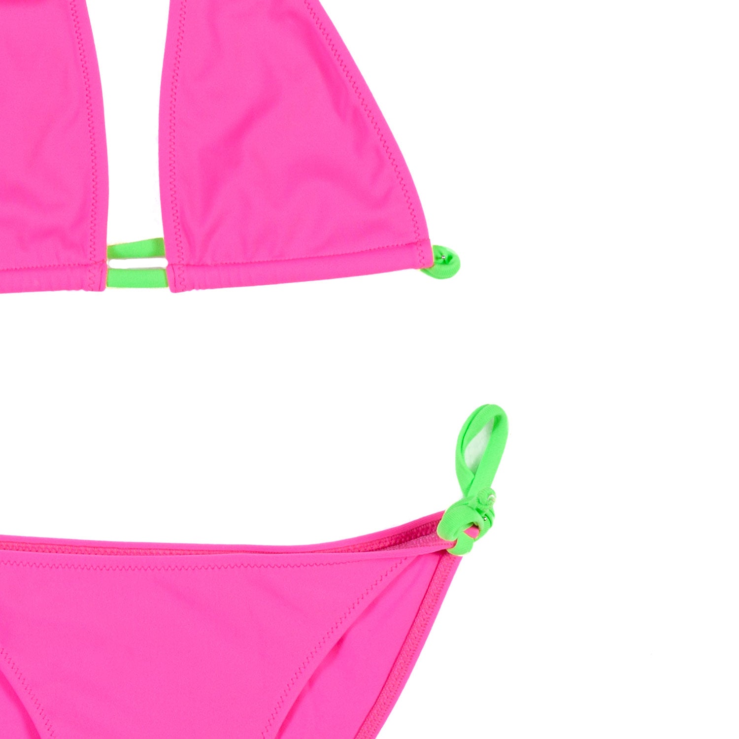 BIKINI ARYANNA ROSA FLUO E VERDE LIME - annameglio.com abbigliamento moda