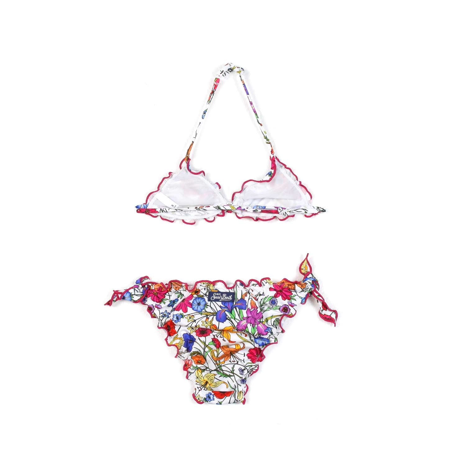 BIKINI CRIS FLOREALE BIANCO E MULTICOLOR - annameglio.com abbigliamento moda