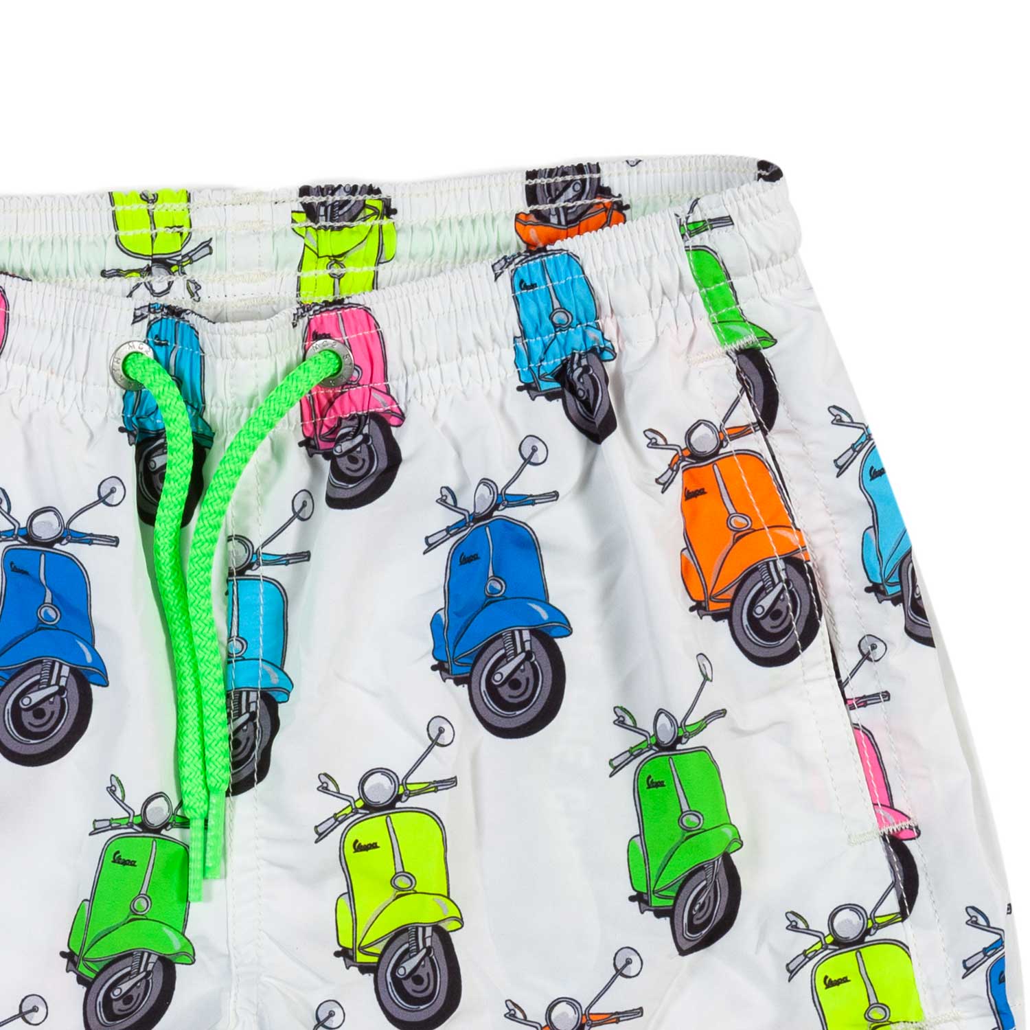 COSTUME BOXER VESPA BIANCO E MULTICOLOR - annameglio.com abbigliamento moda