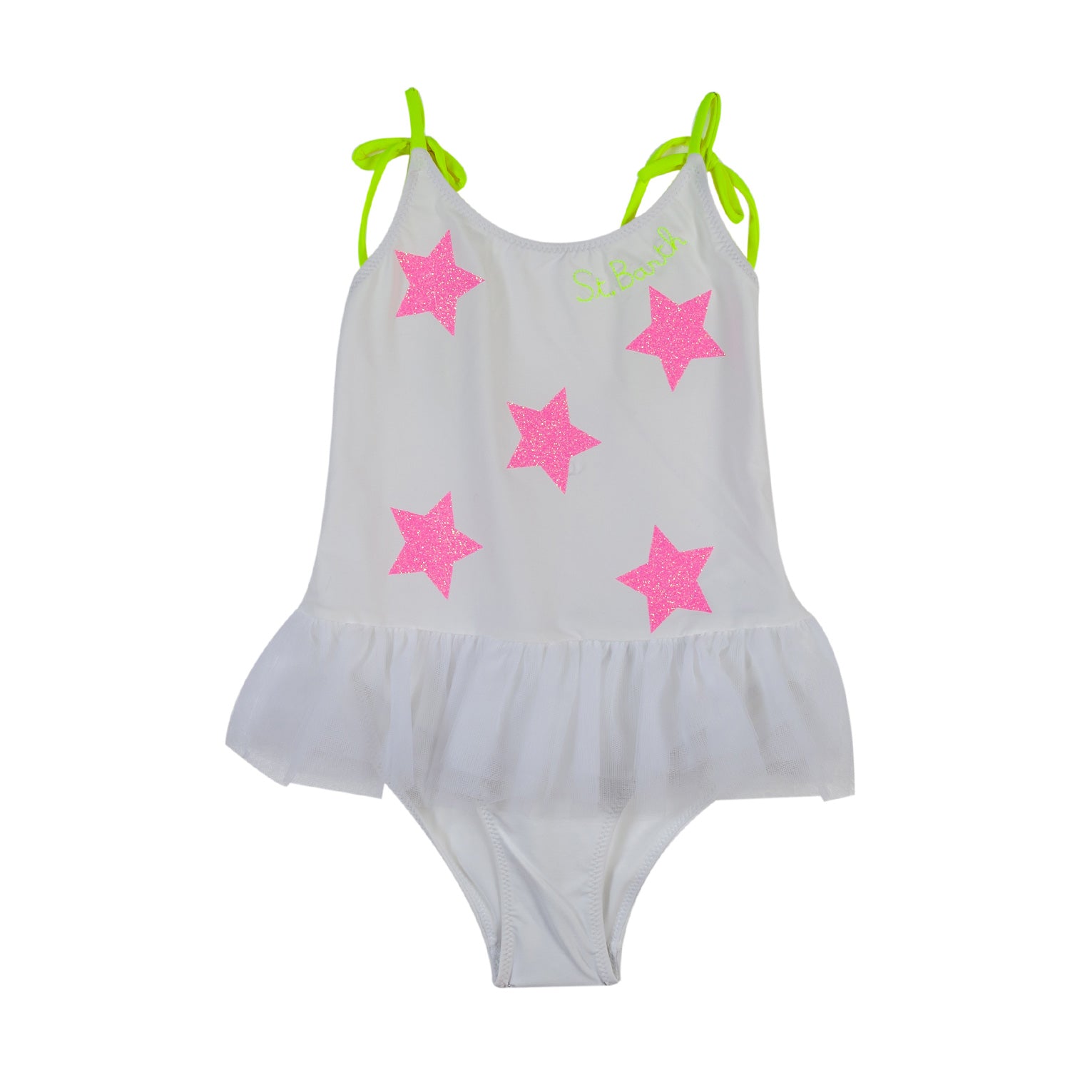 COSTUME INTERO DANCER BIANCO E FUCSIA BAMBINA - annameglio.com abbigliamento moda