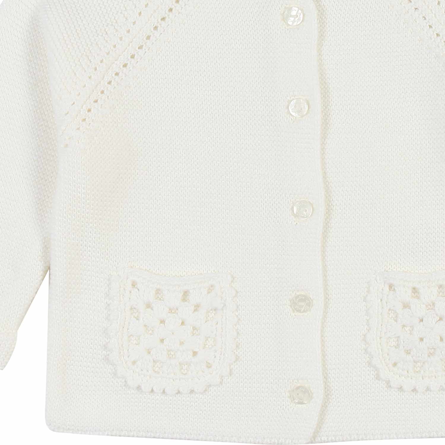 CARDIGAN BIANCO CALDO BIMBA E NEONATA - annameglio.com abbigliamento moda