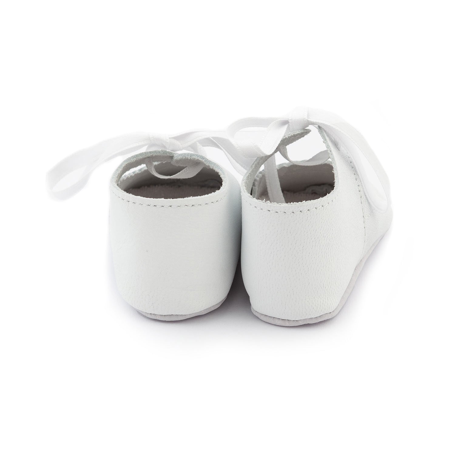 SCARPINA BIANCA CON NASTRO A FIOCCO NEONATA - annameglio.com abbigliamento moda