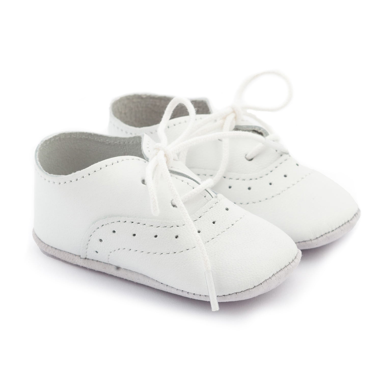 SCARPINA OXFORD BIANCA NEONATO - annameglio.com abbigliamento moda