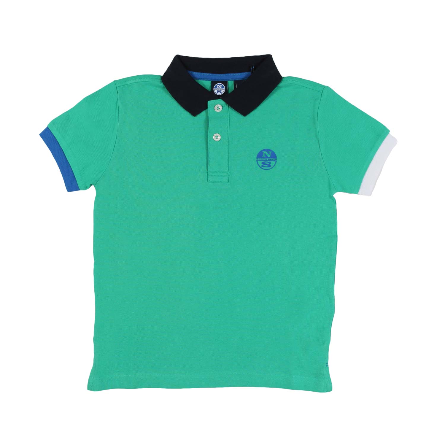 POLO VERDE BRILLANTE E BLU BAMBINO E RAGAZZO - annameglio.com abbigliamento moda