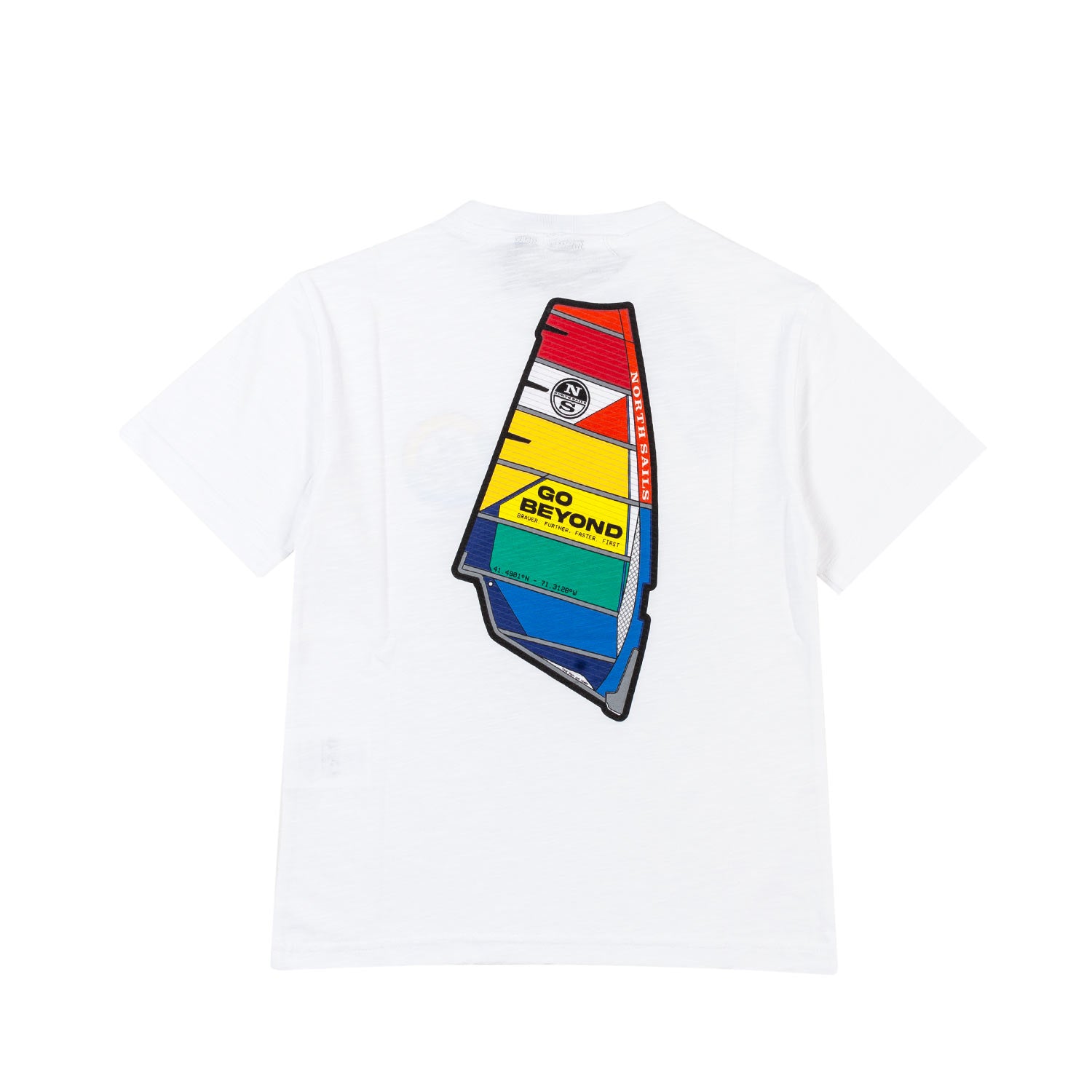 T-SHIRT BIANCA CON STAMPE MULTICOLOR BAMBINO TEEN - annameglio.com abbigliamento moda