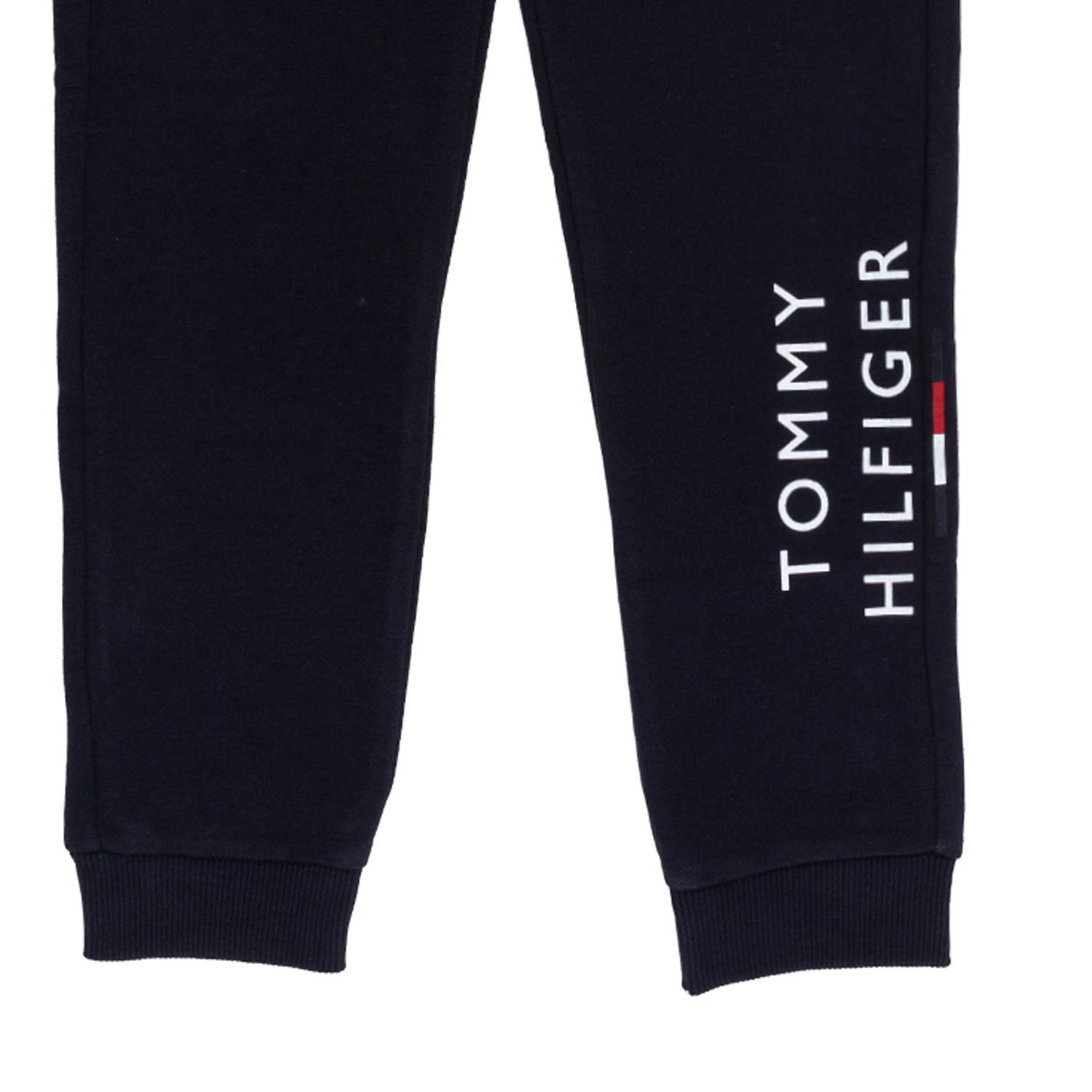 PANTALONE FELPA BLU NAVY CON LOGO BIANCO - annameglio.com abbigliamento moda