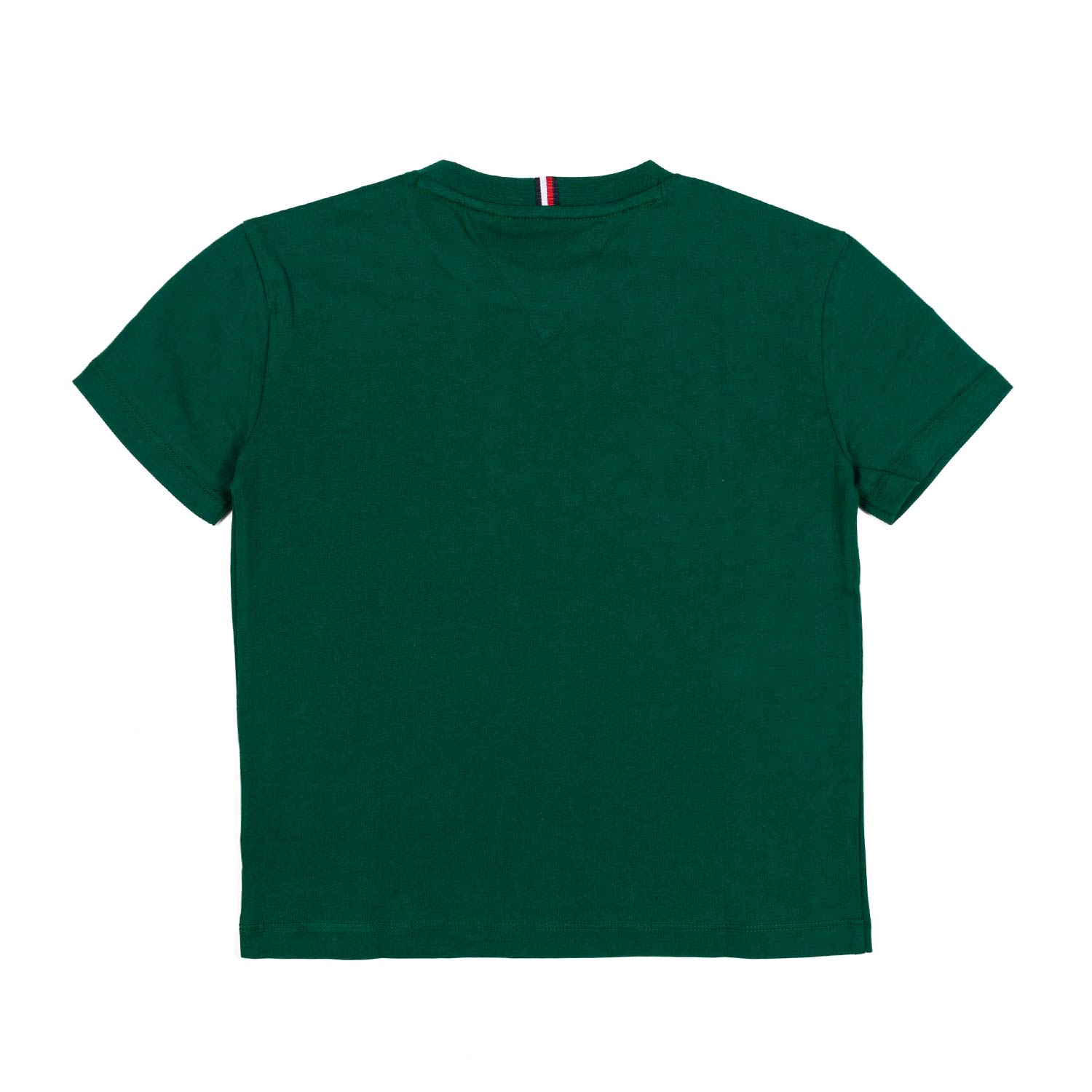 T-SHIRT VERDE SCURO CON LOGO VELLUTO BLU - annameglio.com abbigliamento moda