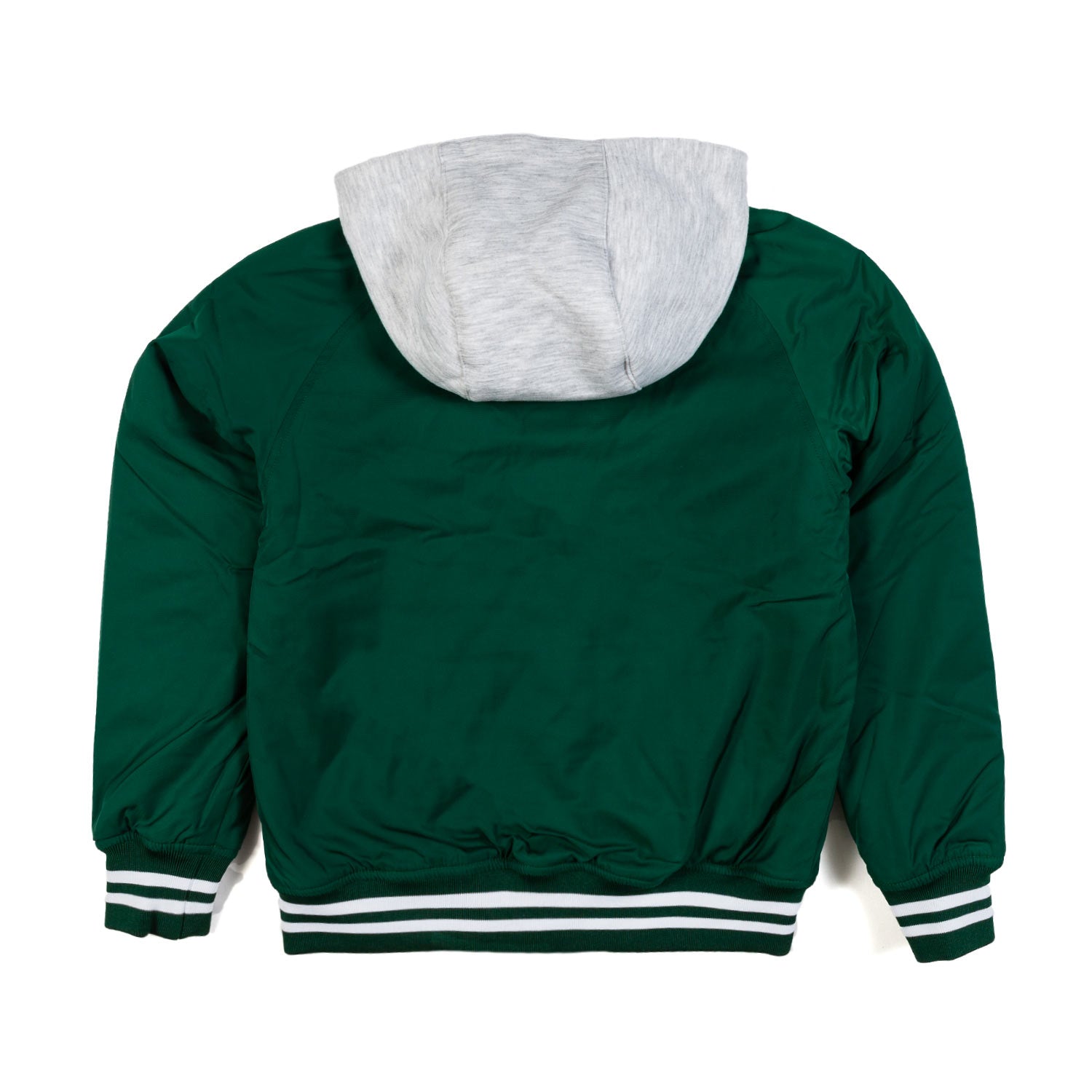 BOMBER VERDE PRATO CON CAPPUCCIO REMOVIBILE - annameglio.com abbigliamento moda