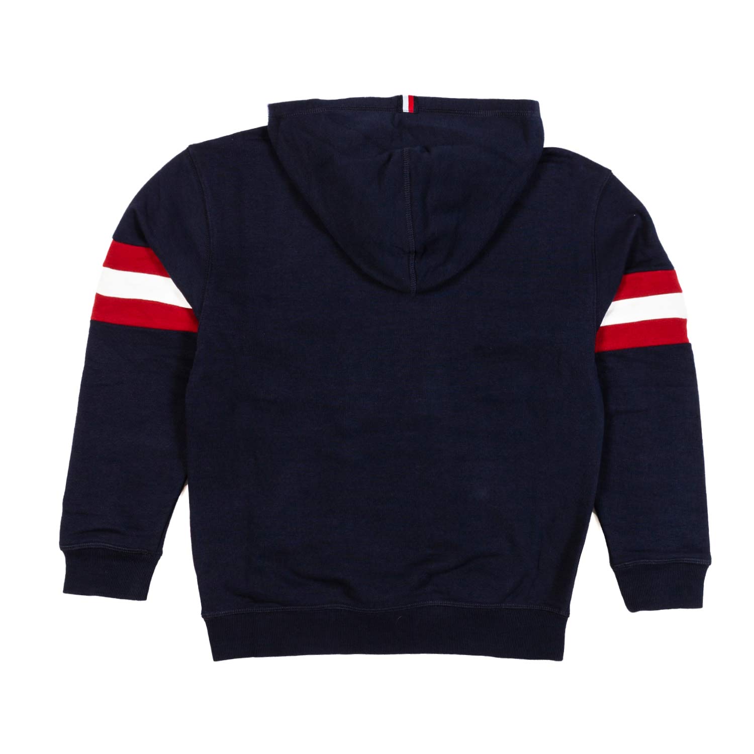 FELPA HOODIE BLU NAVY CON LOGO TH IN SPUGNA - annameglio.com abbigliamento moda