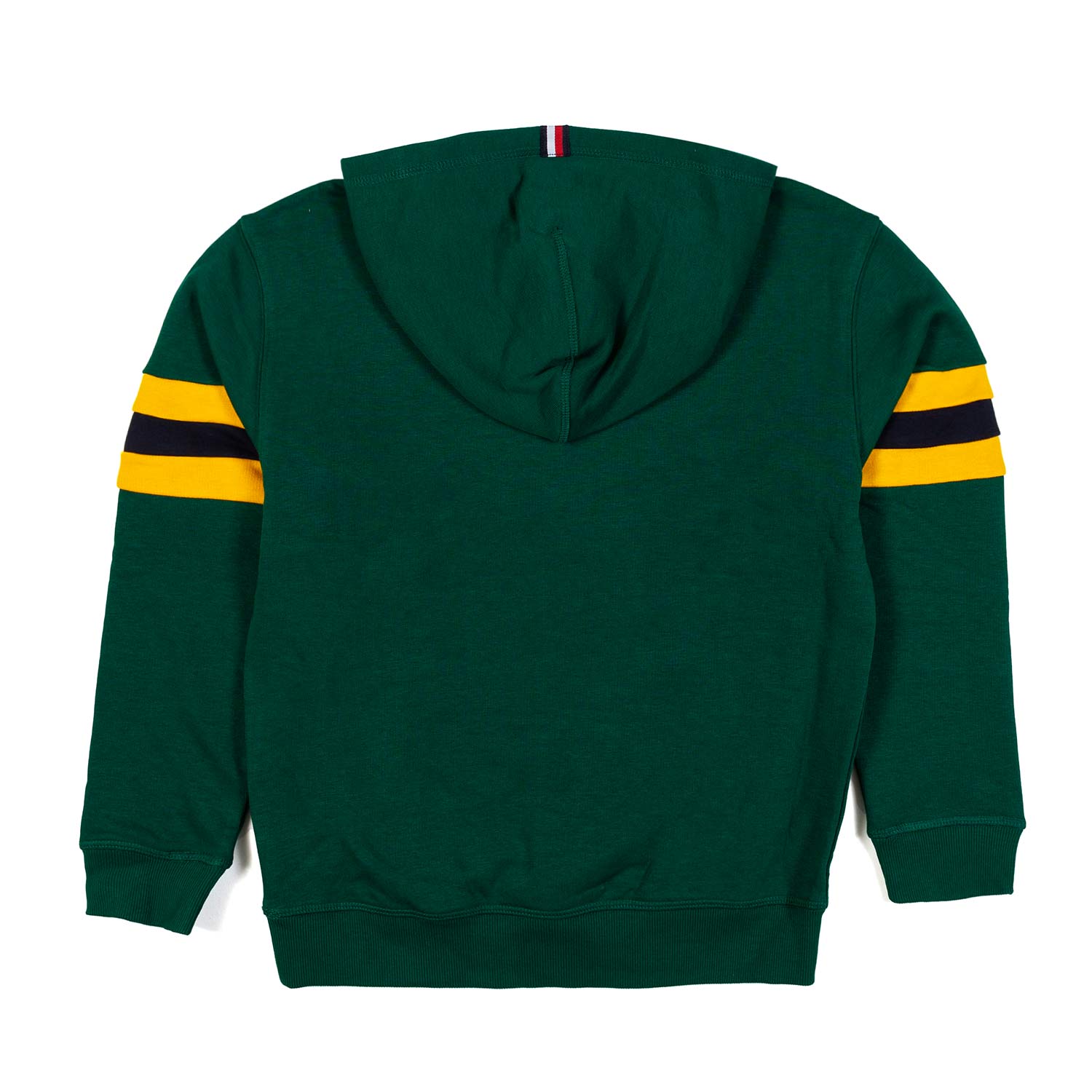 FELPA HOODIE VERDE PRATO CON LOGO TH IN SPUGNA - annameglio.com abbigliamento moda