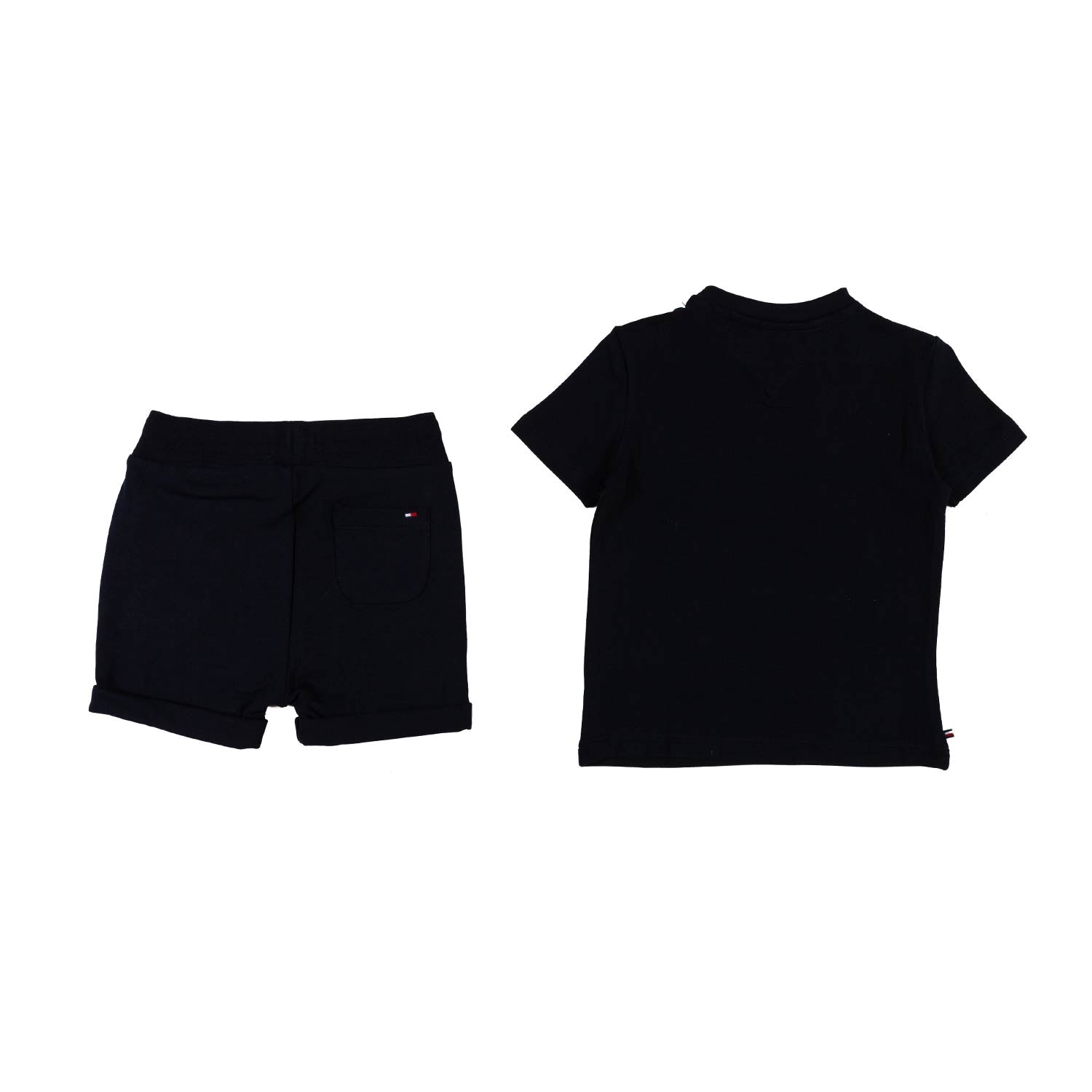 COMPLETINO T-SHIRT E SHORTS BLU NAVY BIMBO - annameglio.com abbigliamento moda