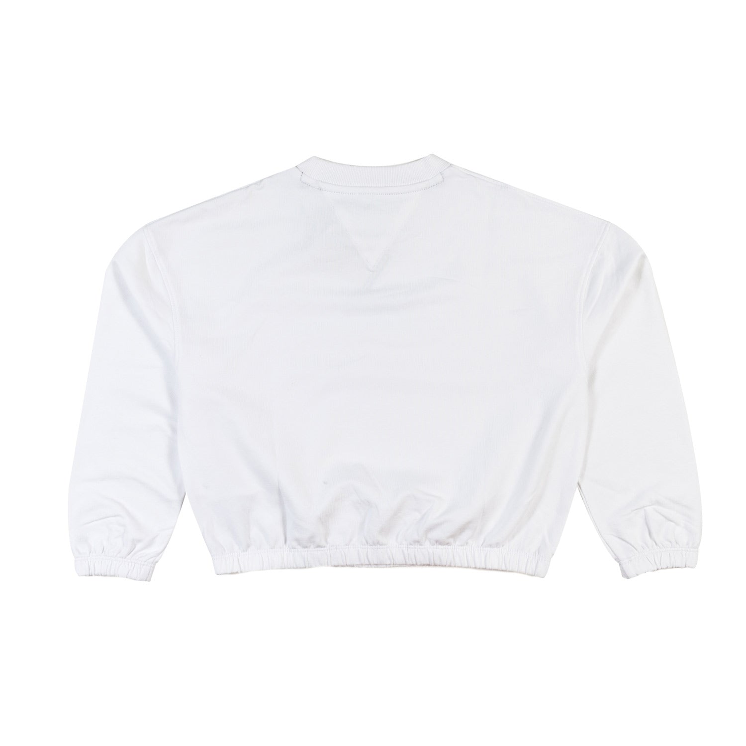 FELPA CROPPED BIANCA CON LOGO BAMBINA E RAGAZZA - annameglio.com abbigliamento moda