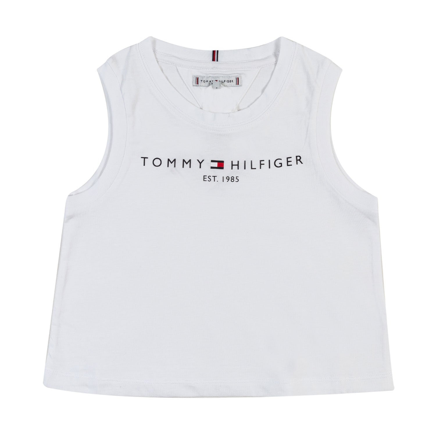 Canotta bianca con logo in rilievo - annameglio.com abbigliamento moda