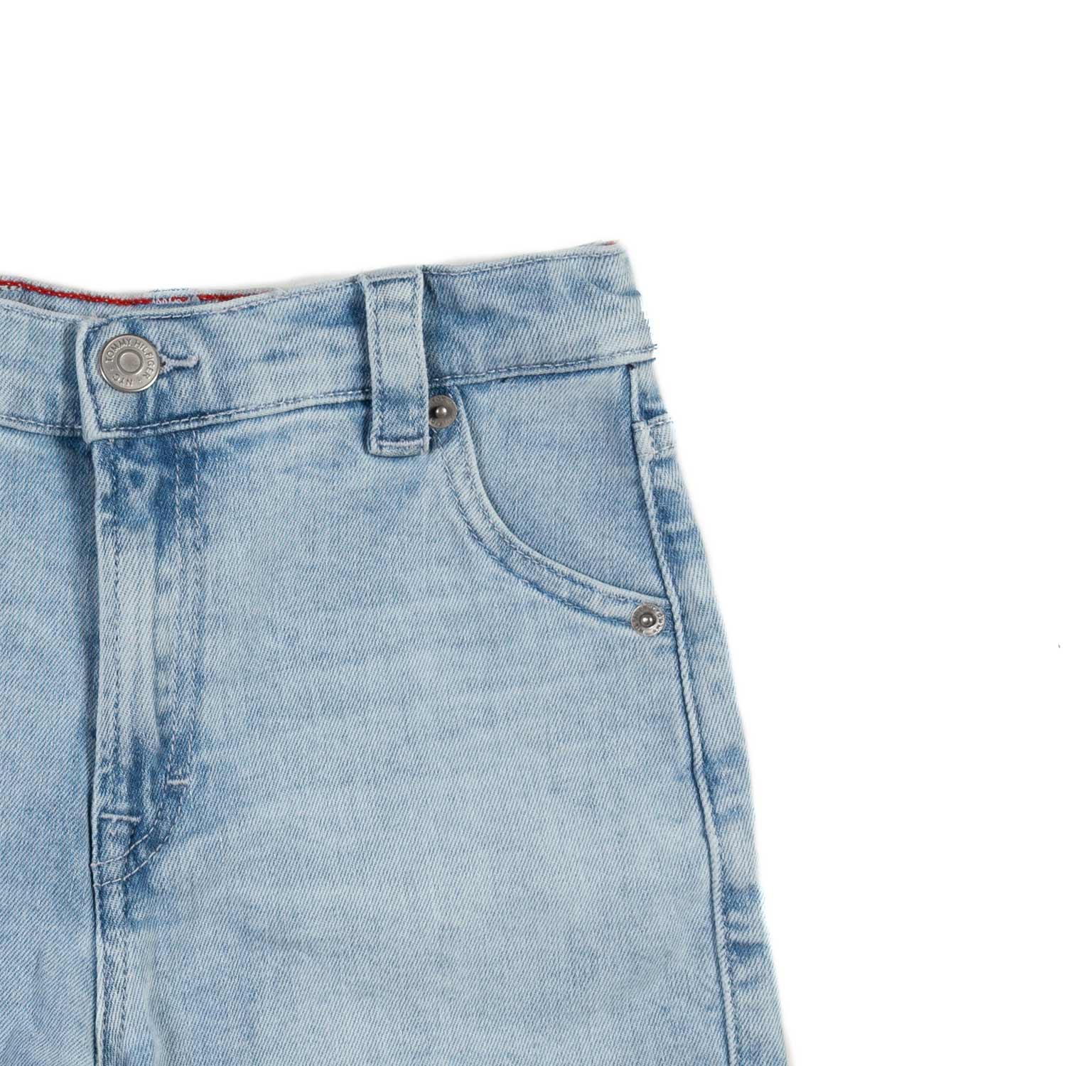 PANTALONCINI IN DENIM blu chiaro ELASTICIZZATi - annameglio.com abbigliamento moda