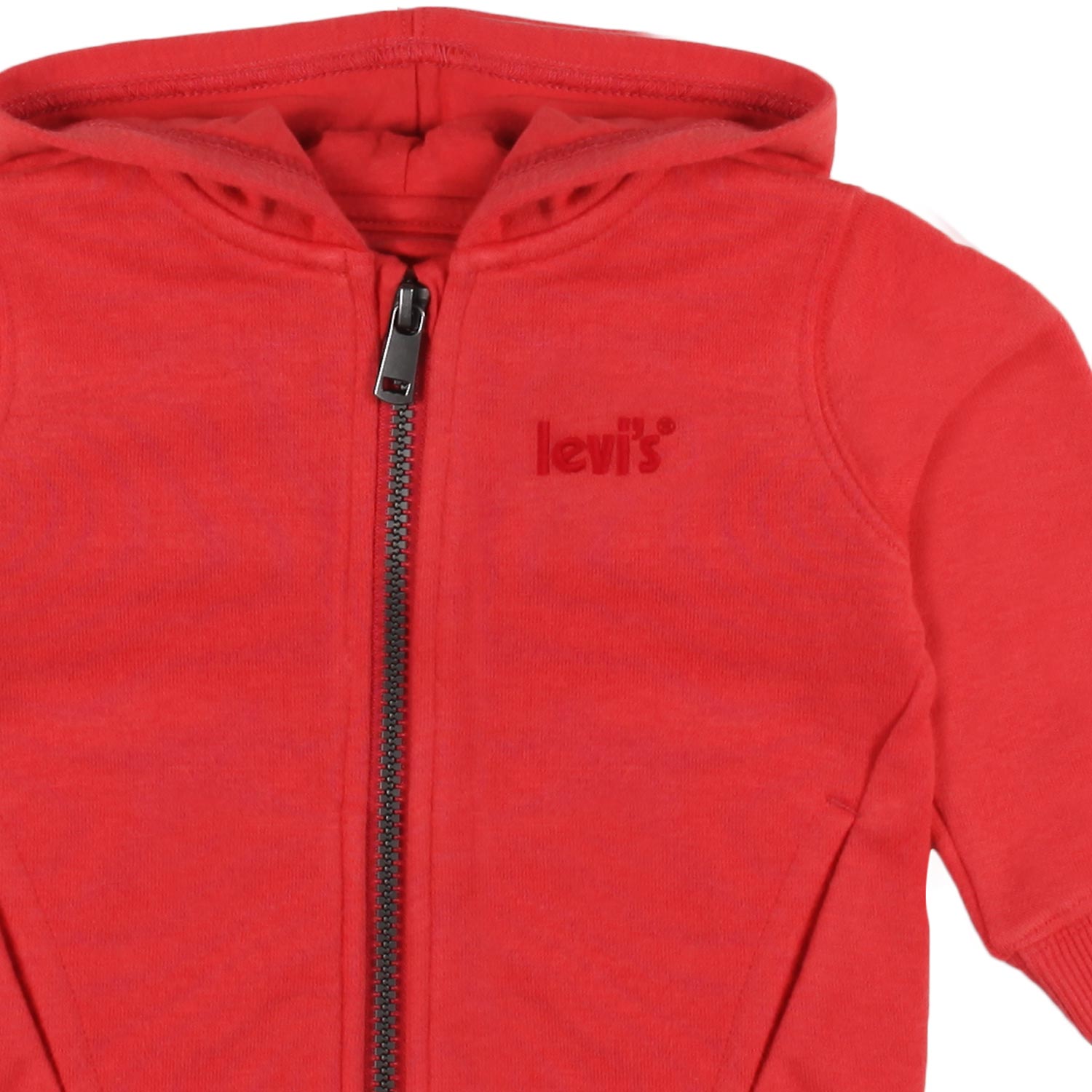 FELPA HOODIE ROSSA CON LOGO RICAMATO BIMBO E BIMBA - annameglio.com abbigliamento moda