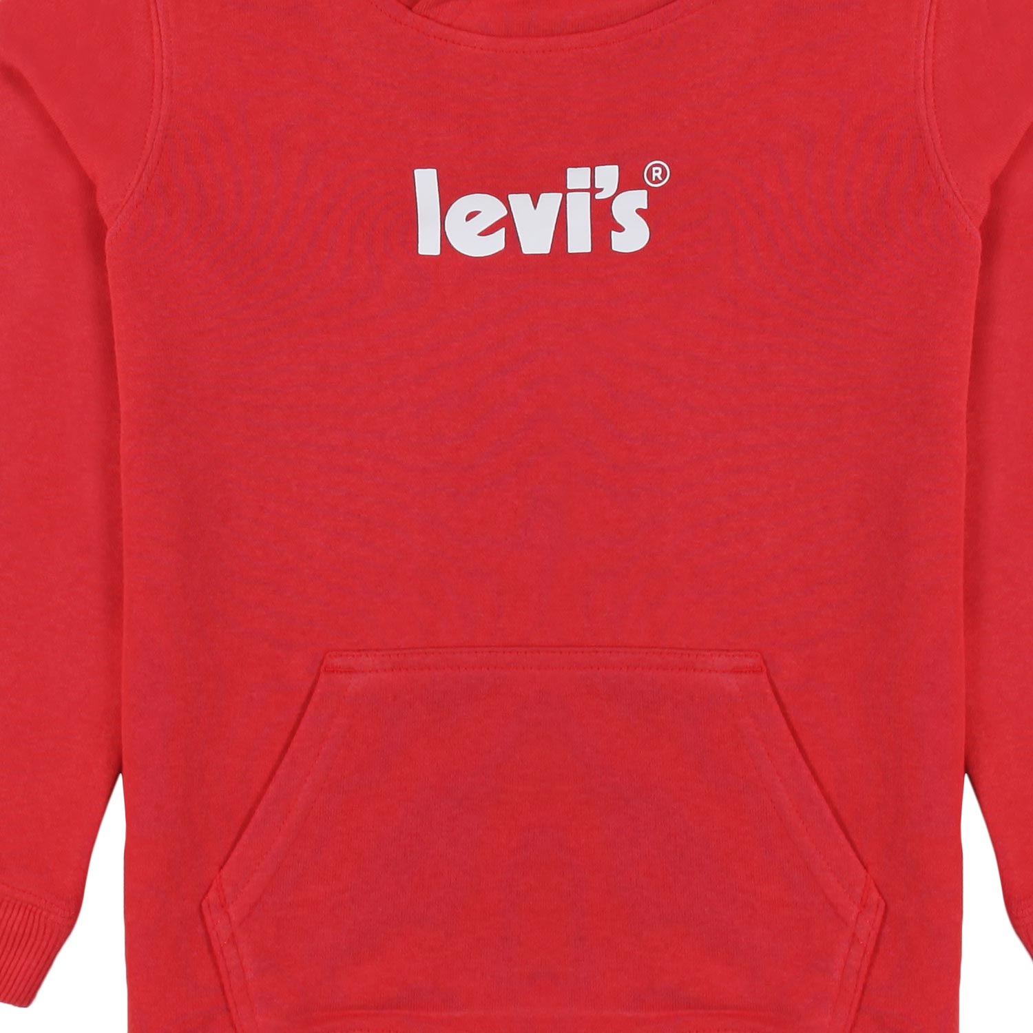 FELPA UNISEX ROSSA CON CAPPUCCIO E LOGO BIANCO - annameglio.com abbigliamento moda