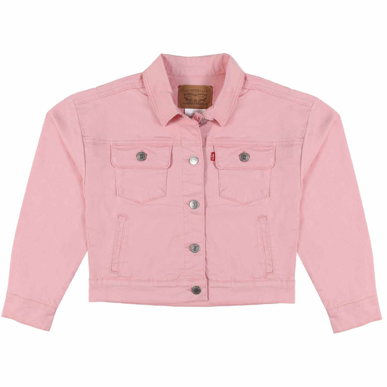 GIACCA CROPPED DENIM ROSA BAMBINA - annameglio.com abbigliamento moda