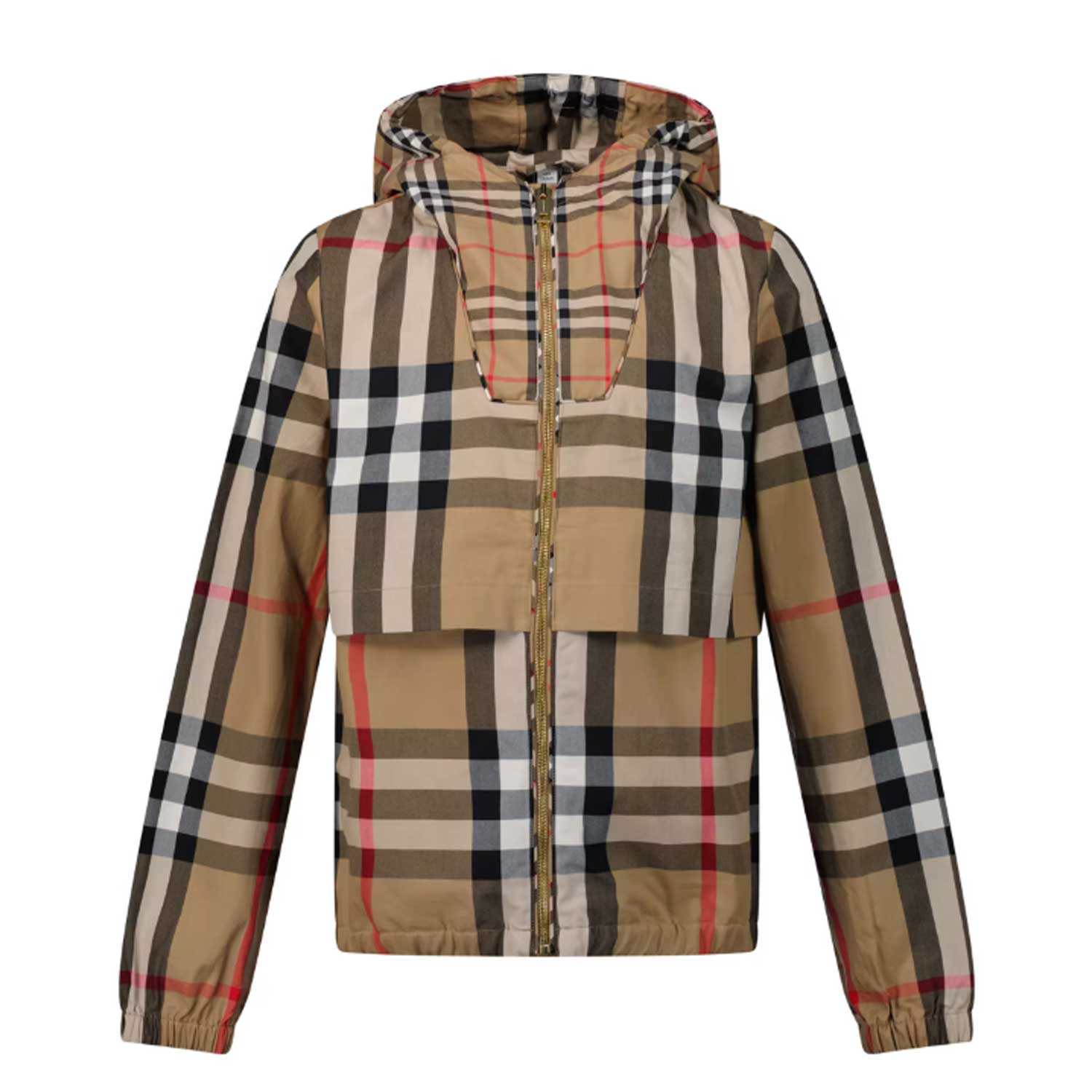 GIACCA UNISEX IN COTONE TARTAN BEIGE - annameglio.com abbigliamento moda