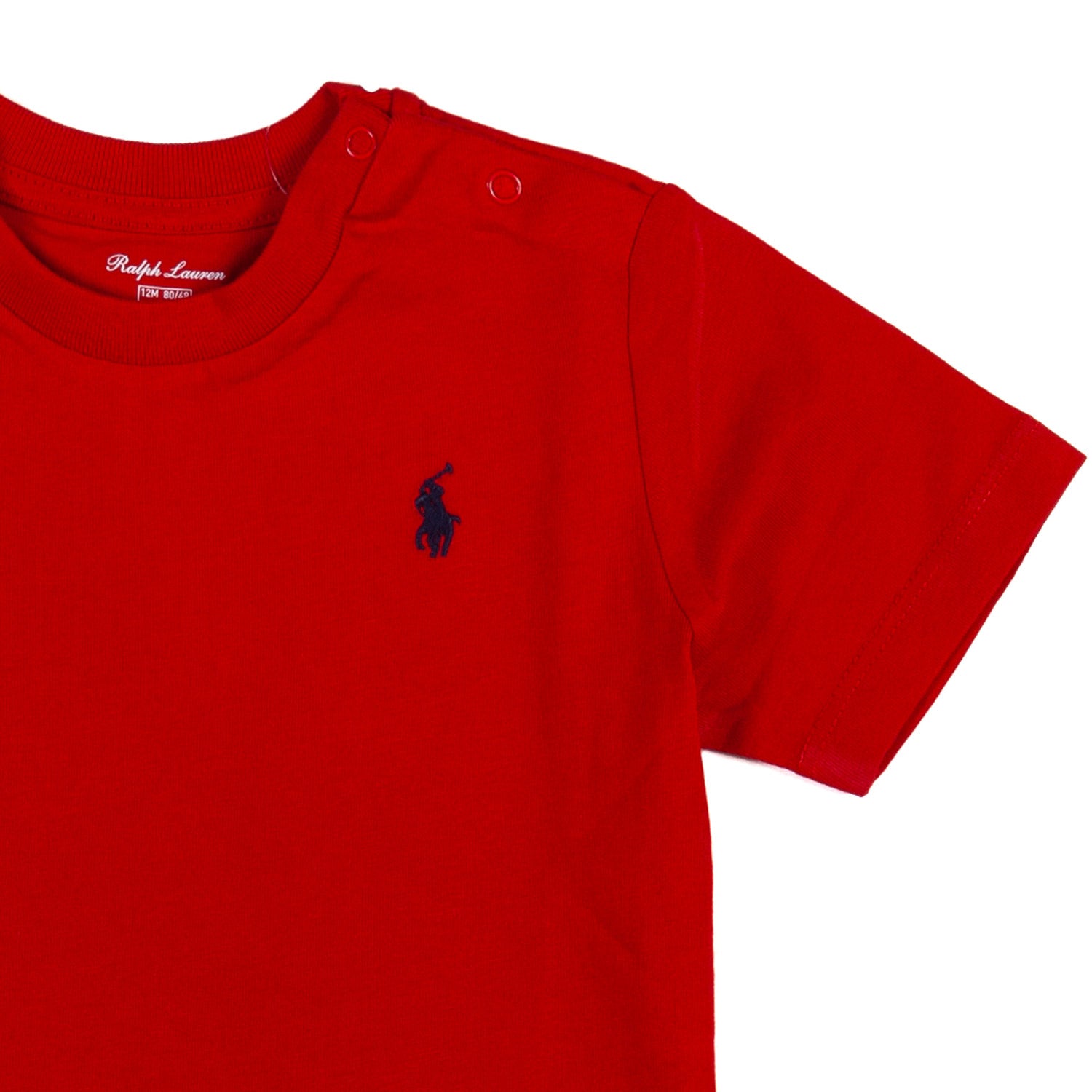 T-SHIRT RL ROSSA CON PONY BLU BAMBINO E TEENAGER - annameglio.com abbigliamento moda