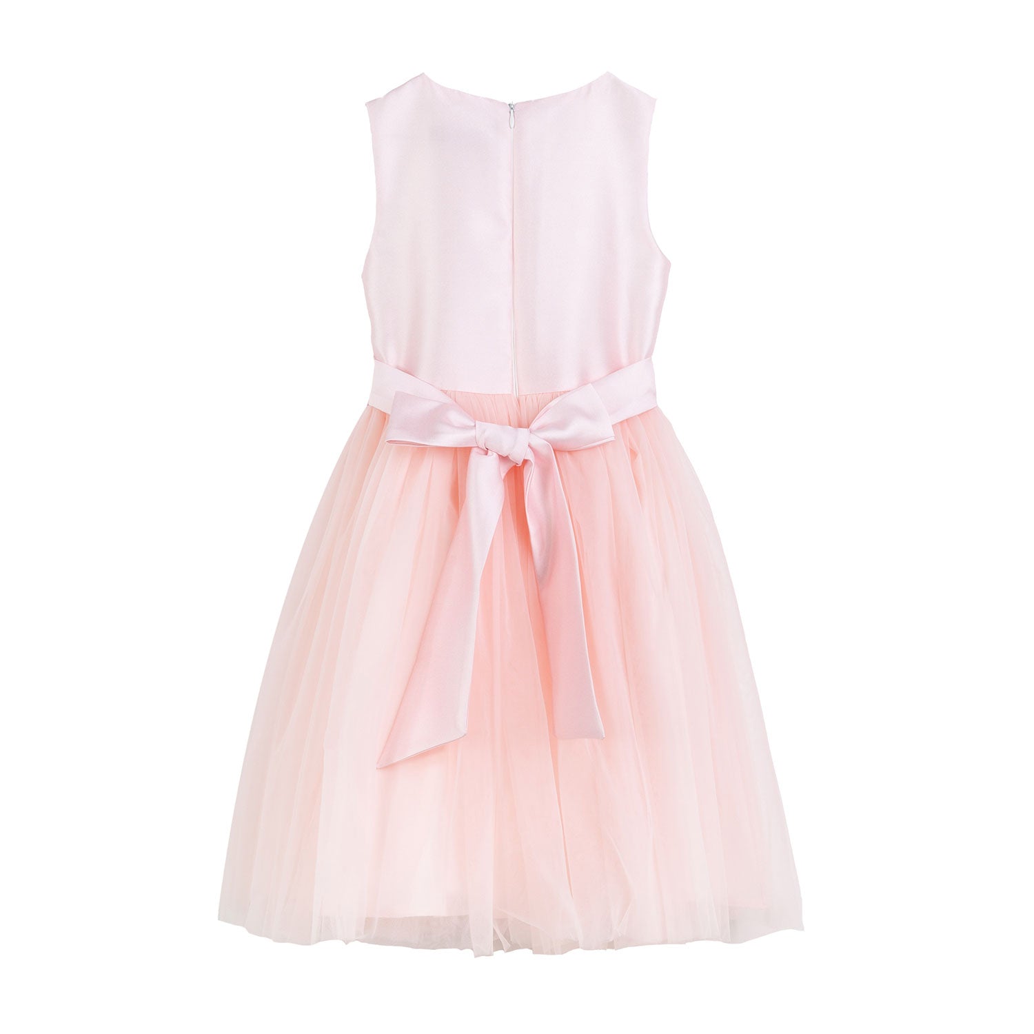 ABITO ROSA CON SPILLA FIORE ROSA BAMBINA - annameglio.com abbigliamento moda