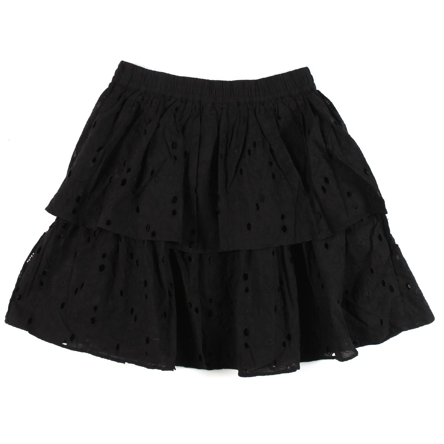 GONNA BRIGITTE NERA BAMBINA E TEENAGER - annameglio.com abbigliamento moda