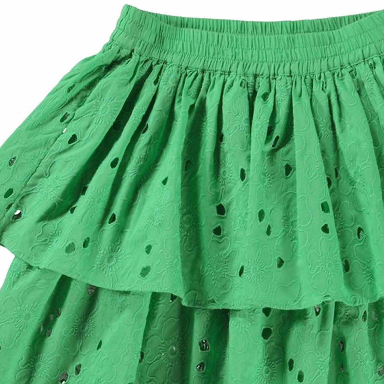 GONNA BRIGITTE VERDE BAMBINA E TEENAGER - annameglio.com abbigliamento moda