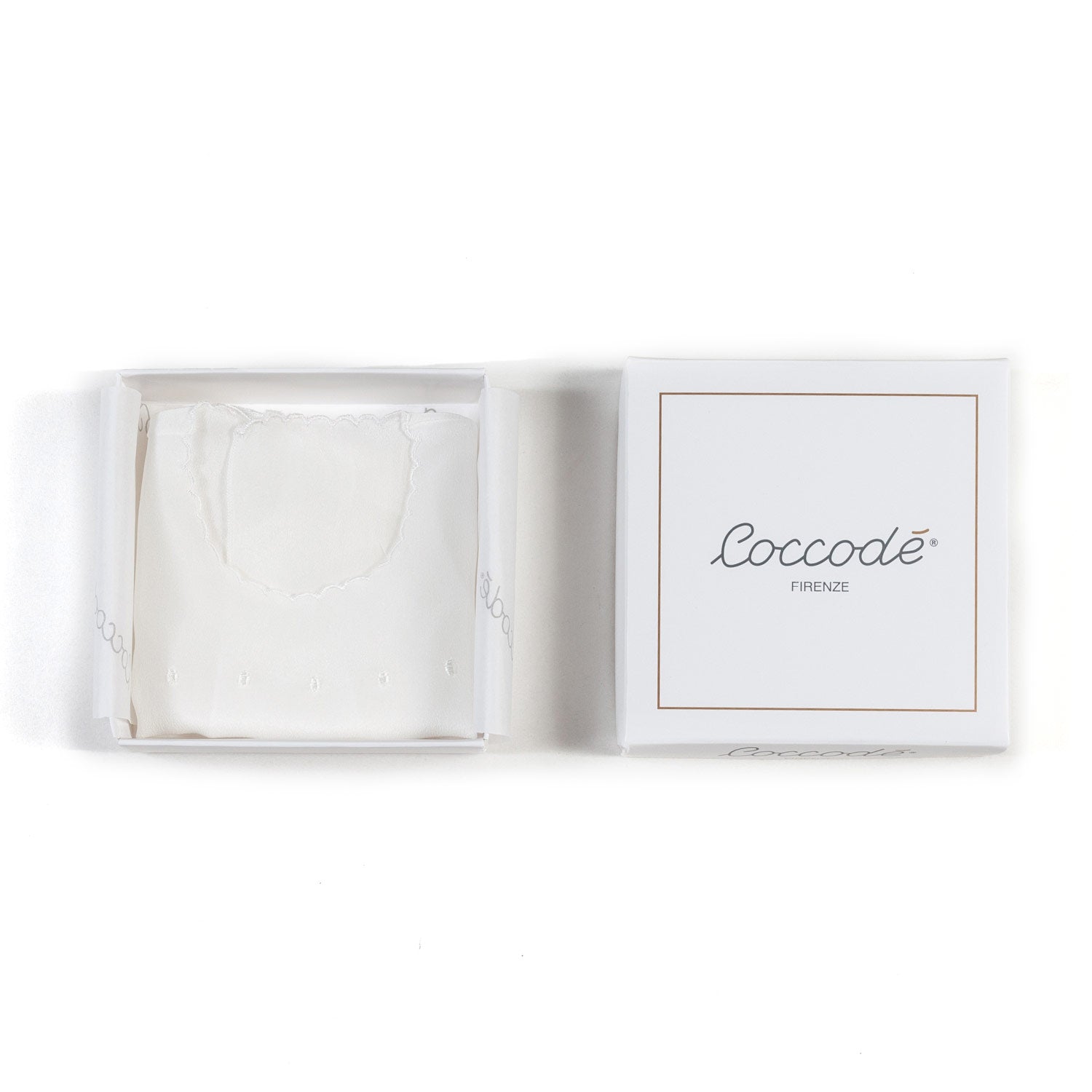 CAMICINO BIANCO PANNA CON RICAMI IN TONO UNISEX - annameglio.com abbigliamento moda