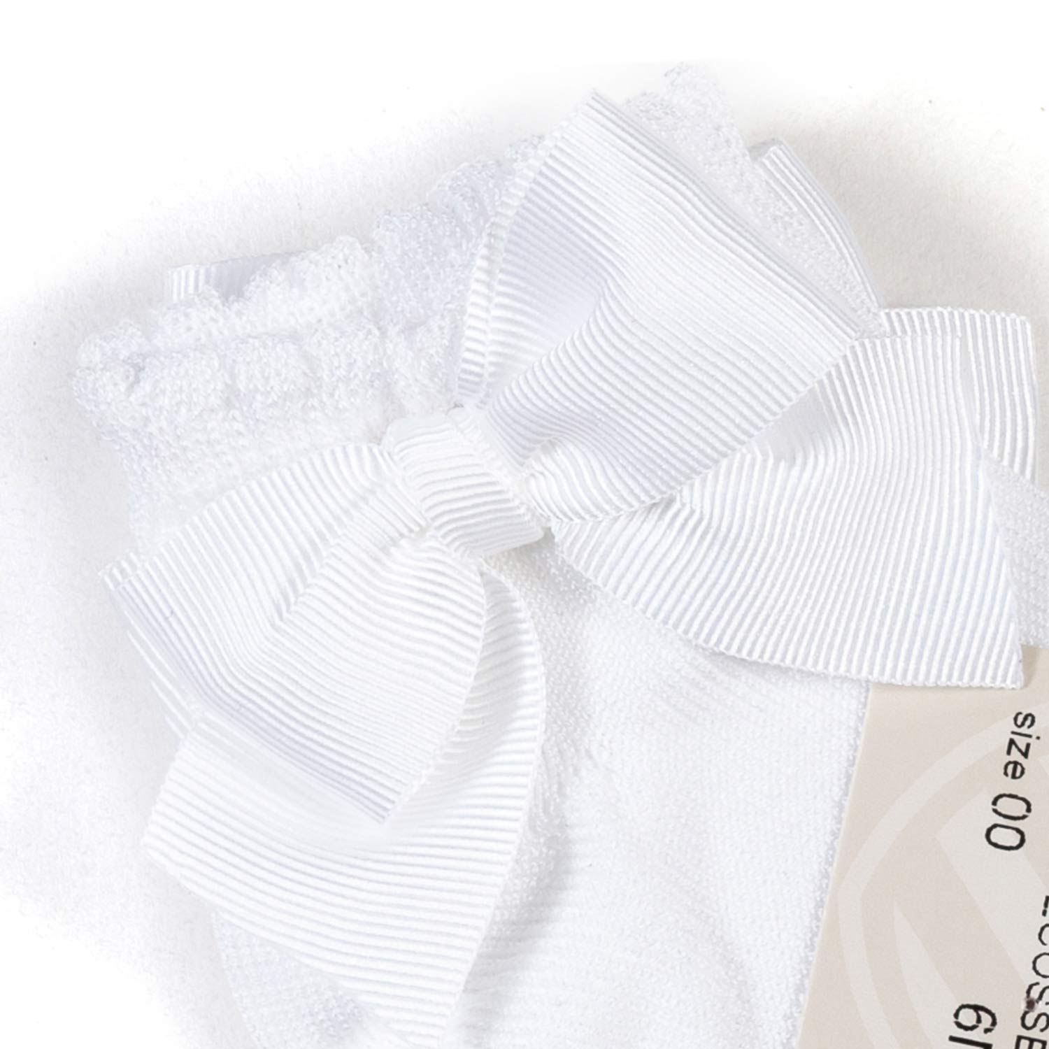 CALZA CORTA BIANCA CON FIOCCO BIMBA E NEONATA - annameglio.com abbigliamento moda