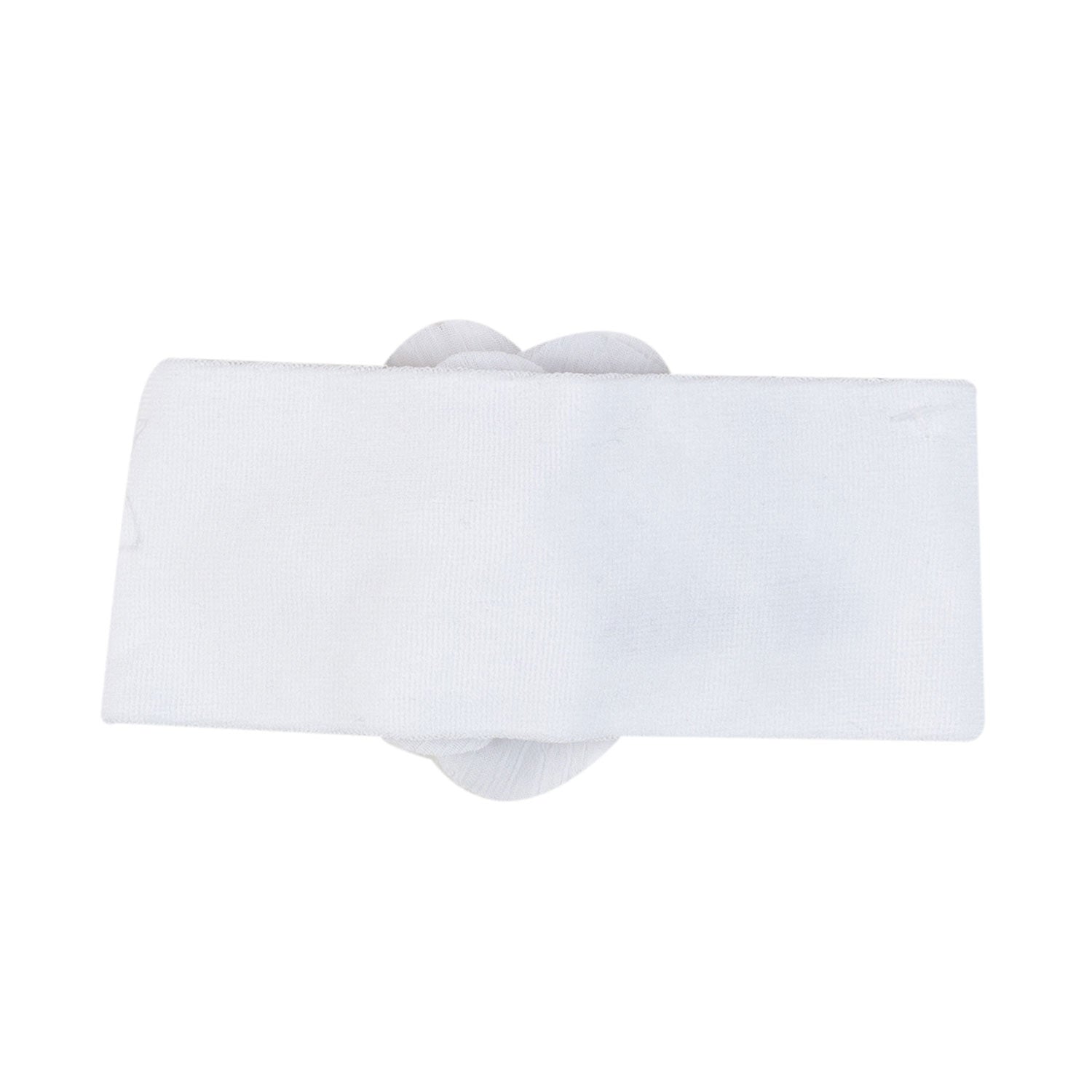 FASCIA CAPELLI BIANCA CON FIORE NEONATA - annameglio.com abbigliamento moda