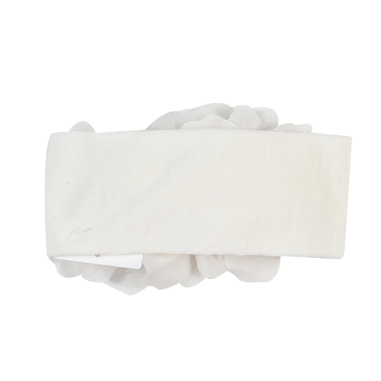 FASCIA CAPELLI BIANCO LATTE CON FIORI BAMBINA - annameglio.com abbigliamento moda