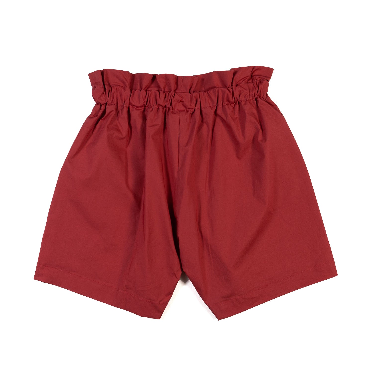 SHORTS ROSSO MATTONE BAMBINA E TEENAGER - annameglio.com abbigliamento moda