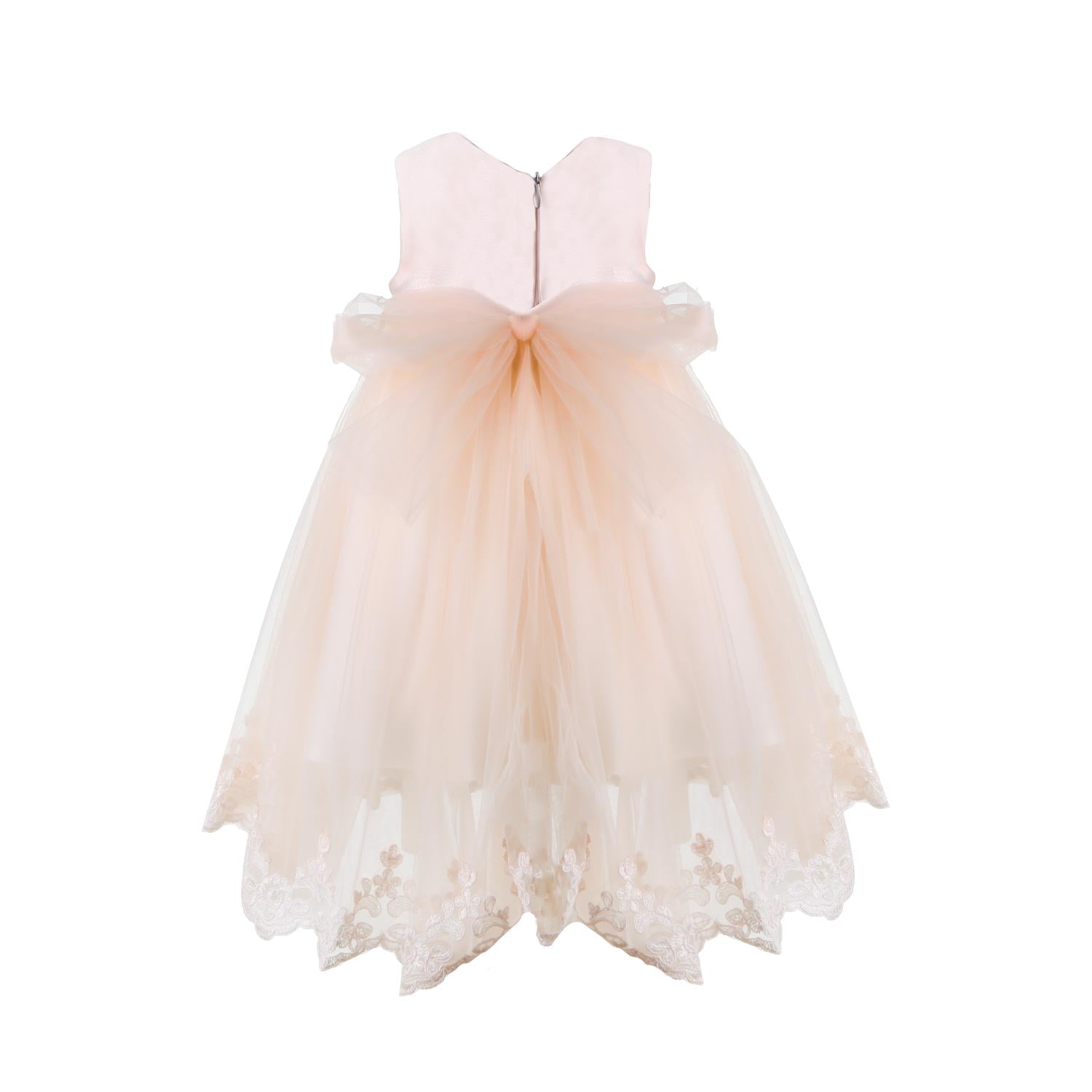 ABITO TULLE ROSA PESCA BAMBINA E NEONATA - annameglio.com abbigliamento moda