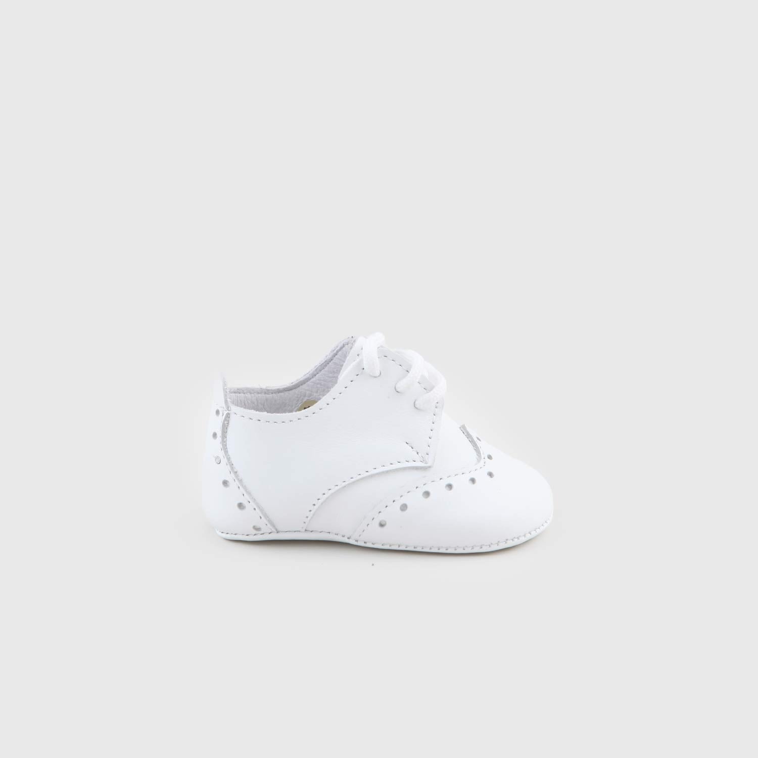 SCARPINA DERBY BIANCA NEONATO - annameglio.com abbigliamento moda