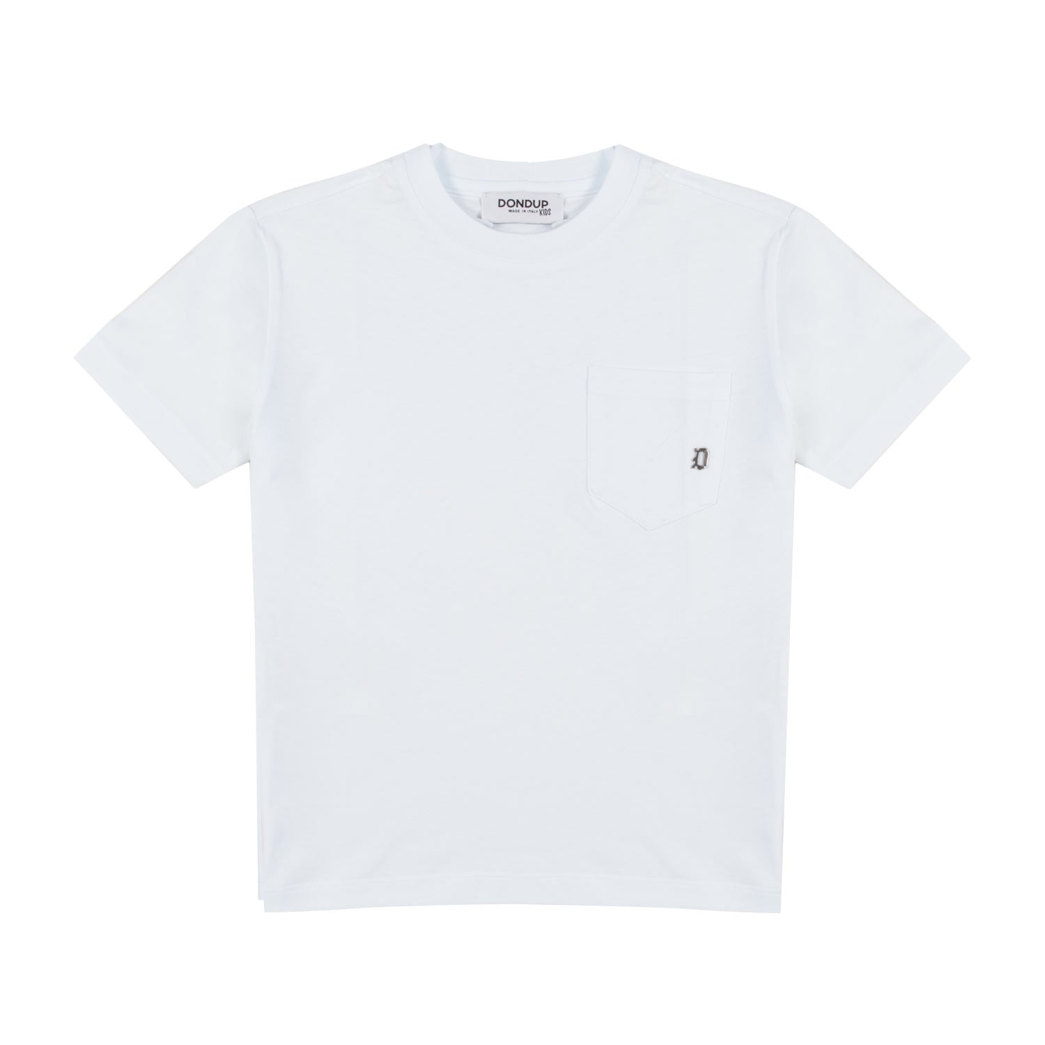 T-SHIRT BIANCA CON TASCHINO BAMBINO E RAGAZZO - annameglio.com abbigliamento moda