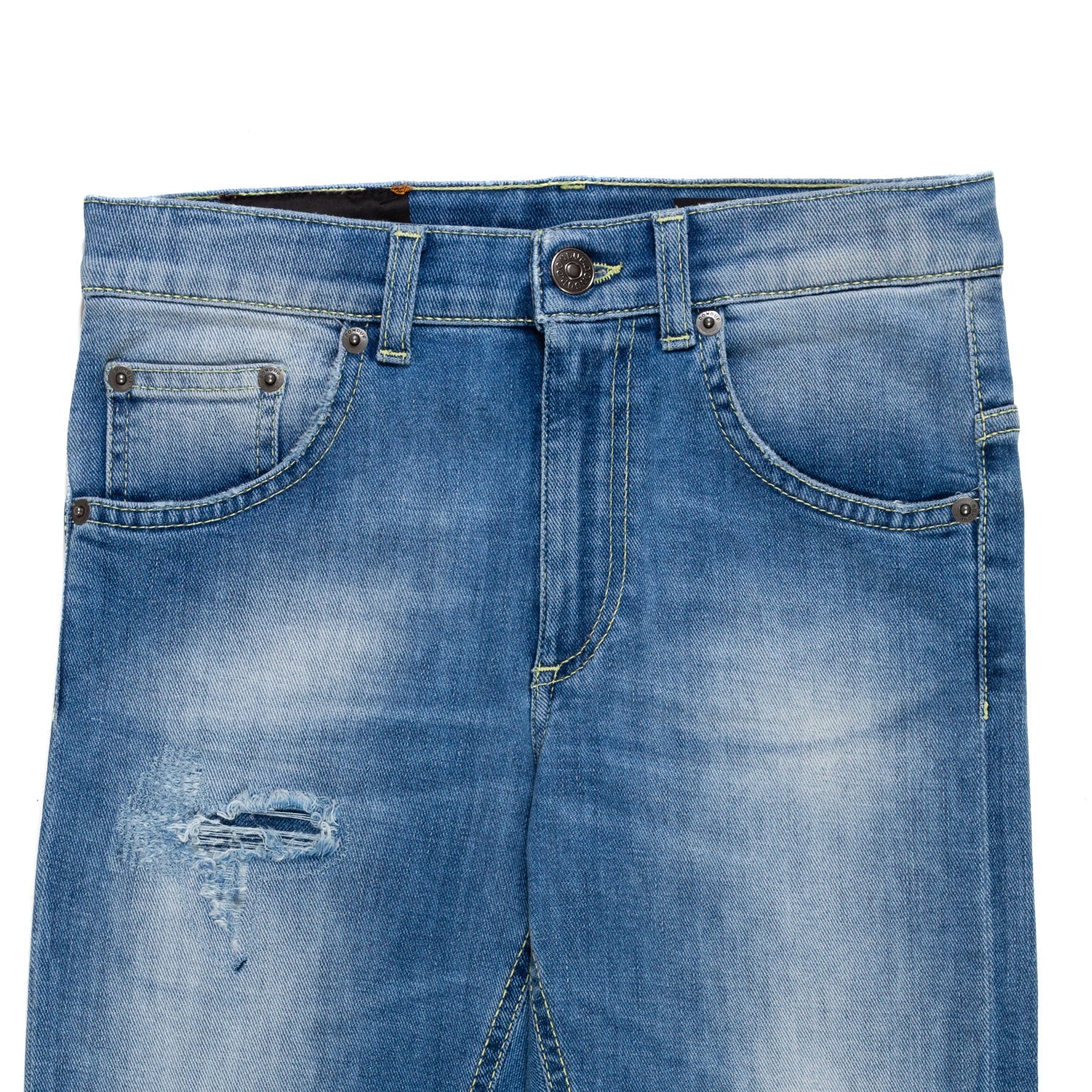 JEANS BLU CHIARO CON STRAPPI BAMBINO E RAGAZZO - annameglio.com abbigliamento moda