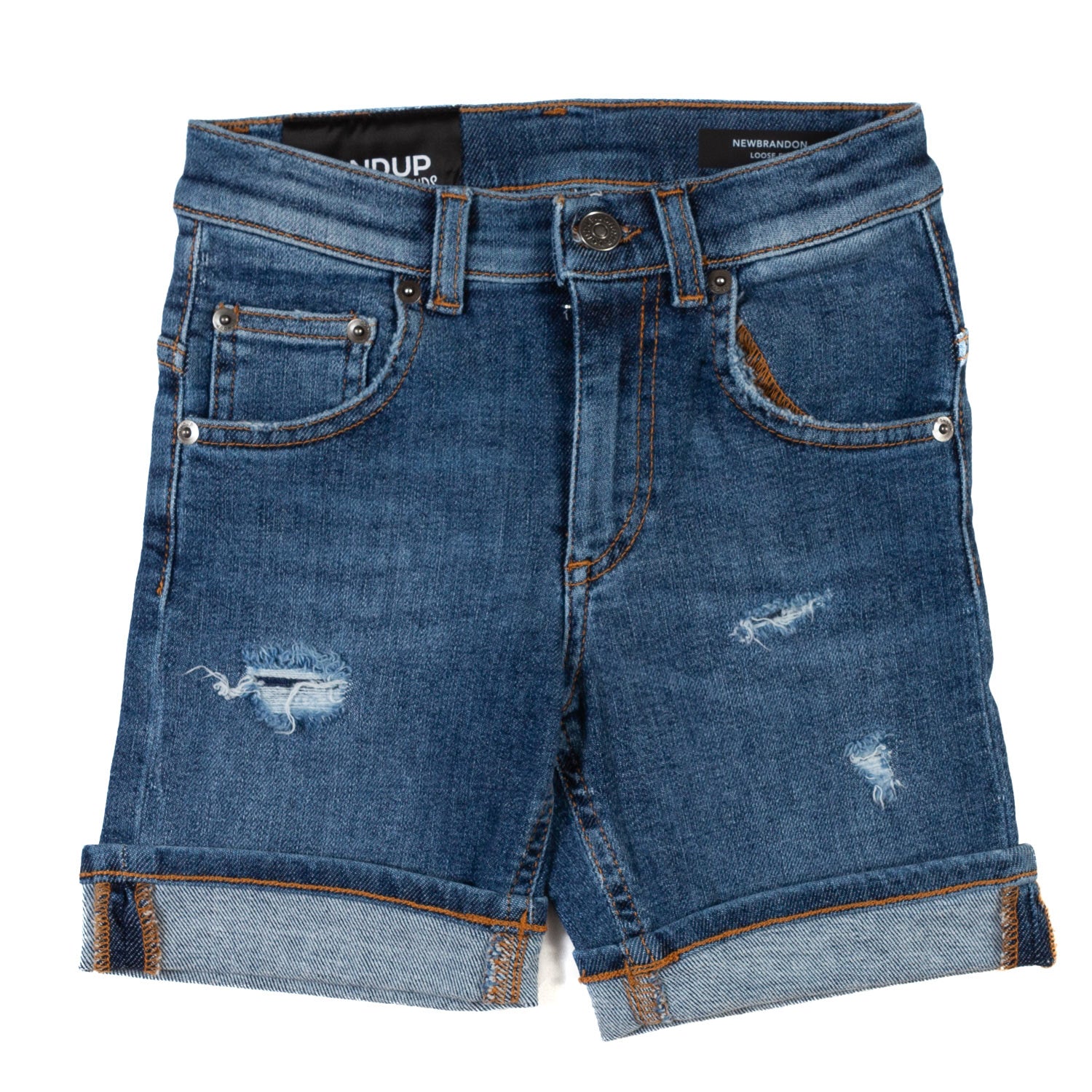 SHORTS DI JEANS BLU CON STRAPPI BAMBINO E TEENAGER - annameglio.com abbigliamento moda