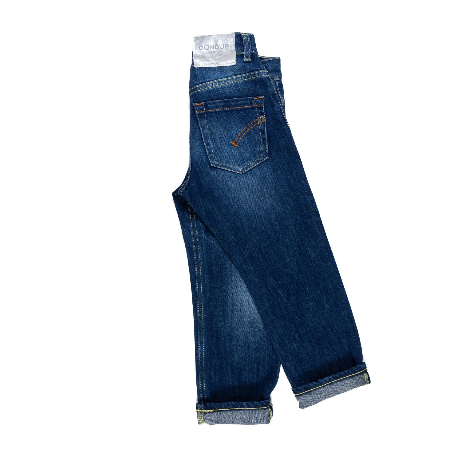 JEANS BLU SCURO CON BOTTONI BAMBINA E TEENAGER - annameglio.com abbigliamento moda