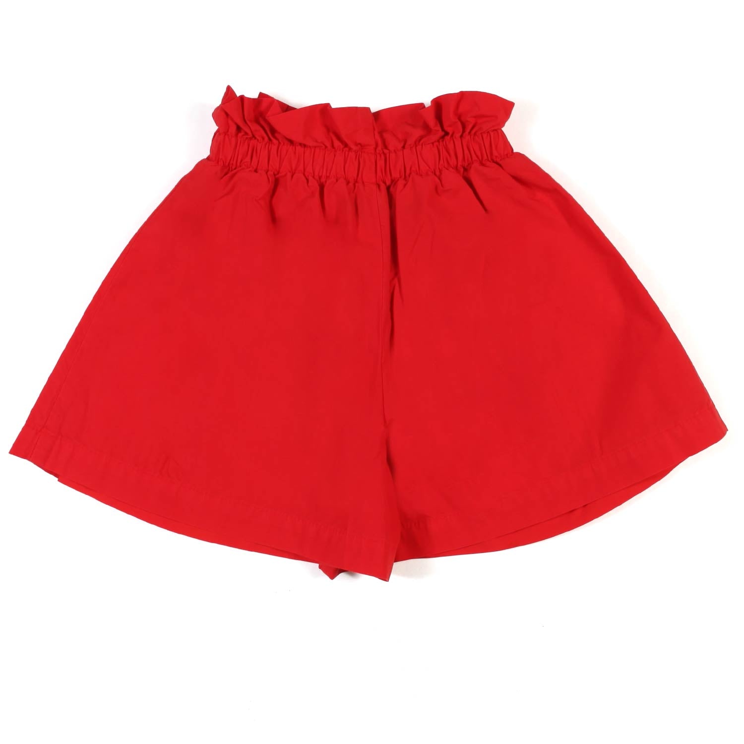 SHORTS ROSSI A PIEGHE BAMBINA E RAGAZZA - annameglio.com abbigliamento moda