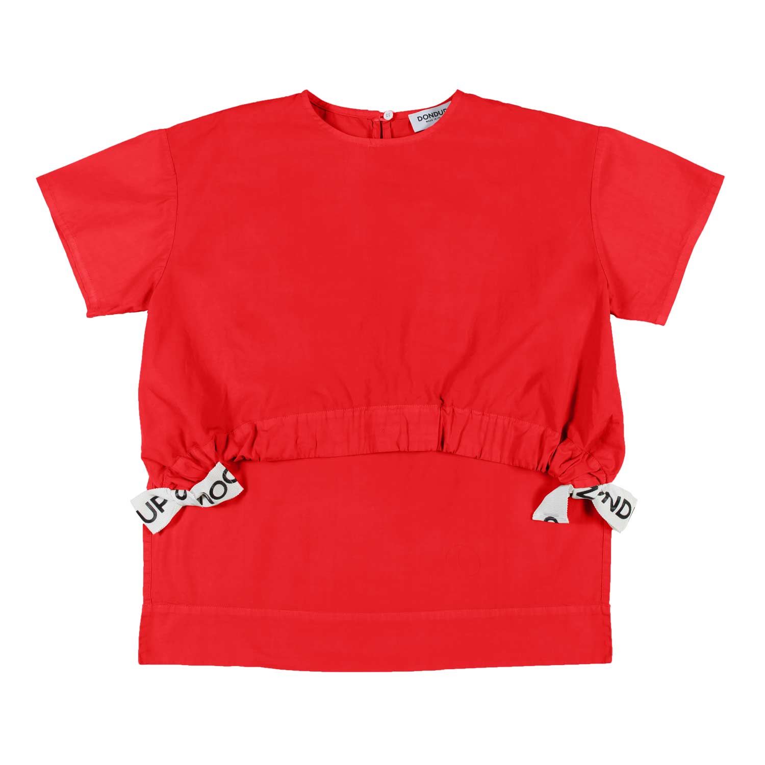 T-SHIRT ASIMMETRICA ROSSA BAMBINA E RAGAZZO - annameglio.com abbigliamento moda