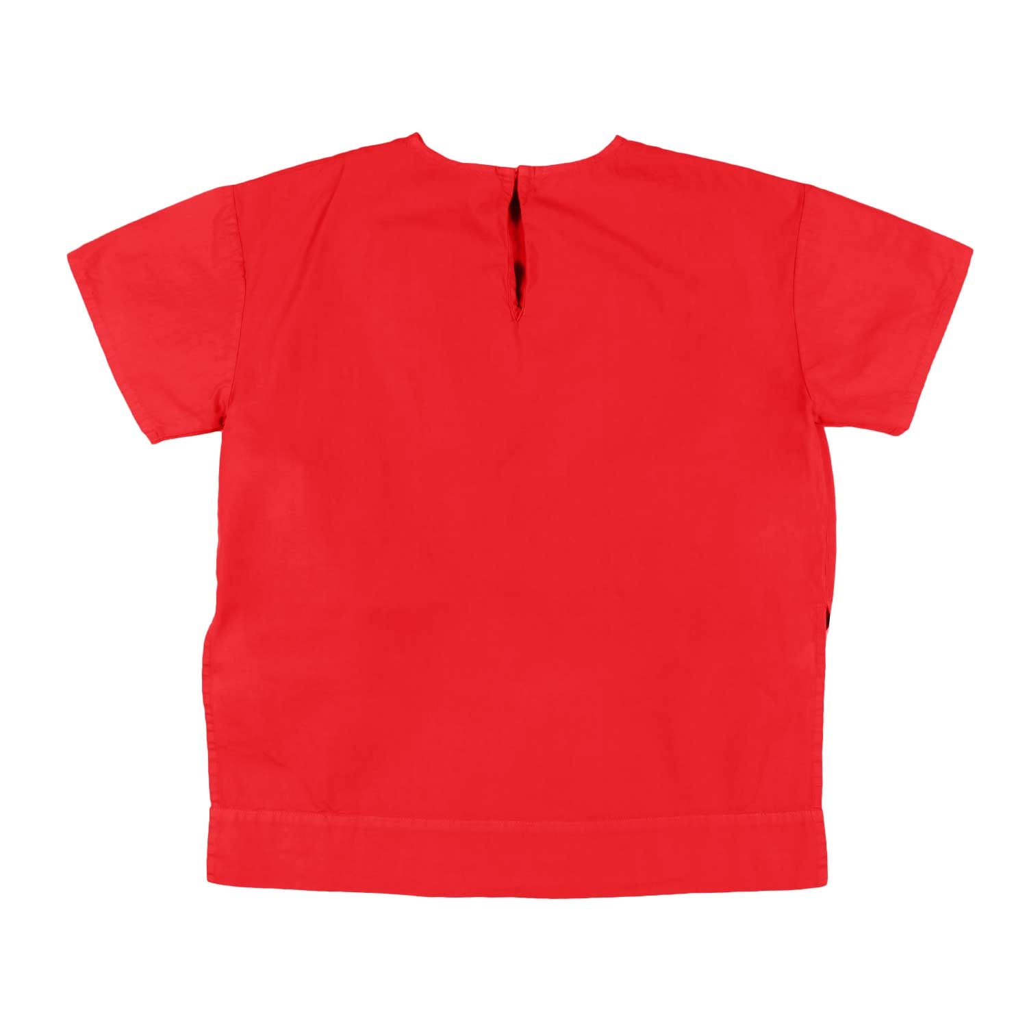 T-SHIRT ASIMMETRICA ROSSA BAMBINA E RAGAZZO - annameglio.com abbigliamento moda