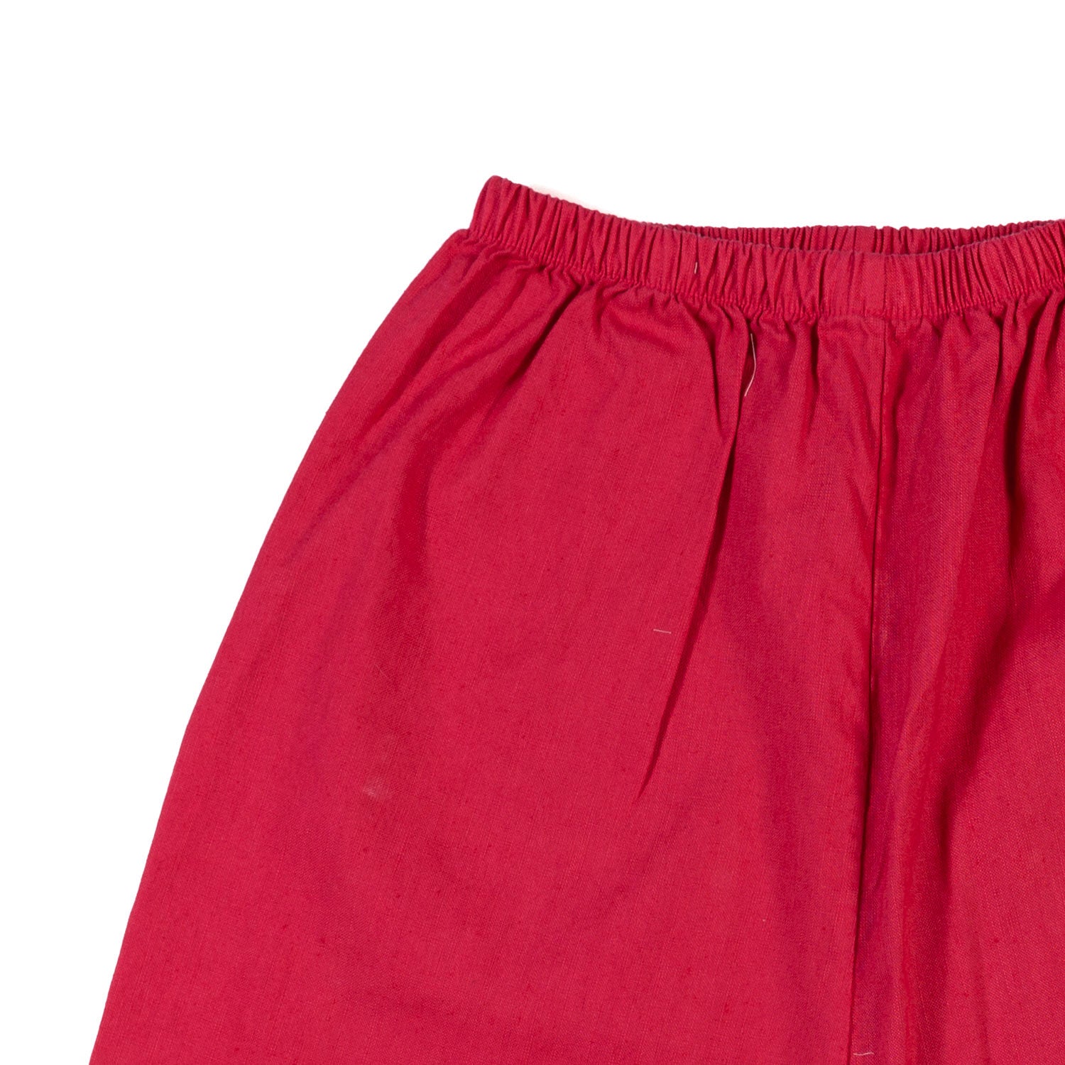 PANTALONE FRANCOIS LINO ROSSO FRAGOLA BAMBINA - annameglio.com abbigliamento moda