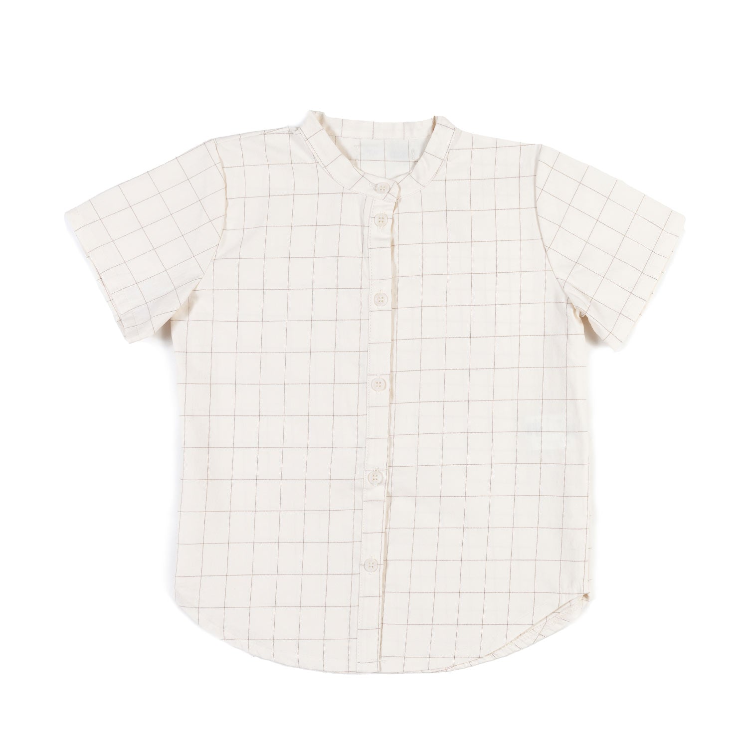 CAMICIA FLORIO ECRU A QUADRI BAMBINO - annameglio.com abbigliamento moda