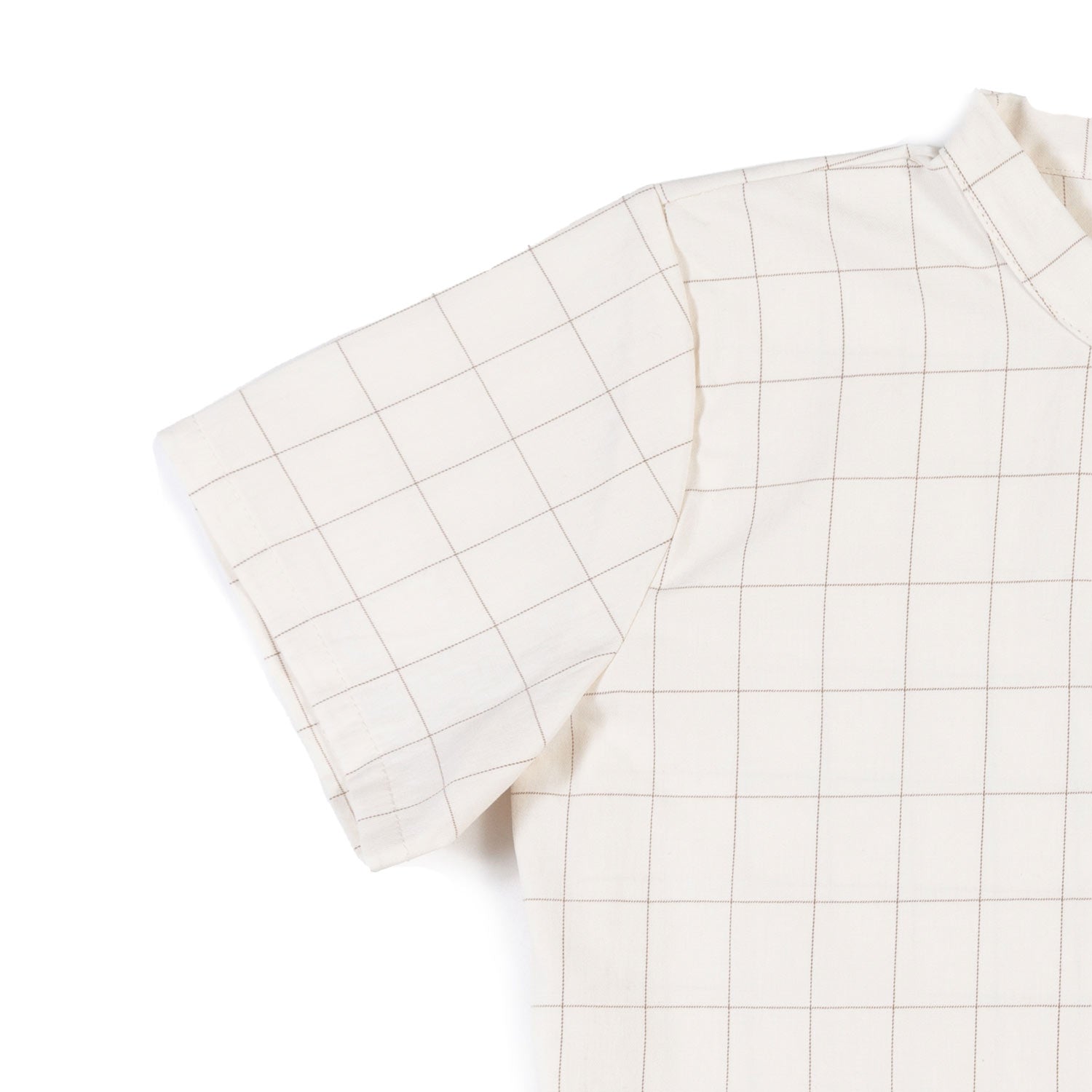 CAMICIA FLORIO ECRU A QUADRI BAMBINO - annameglio.com abbigliamento moda