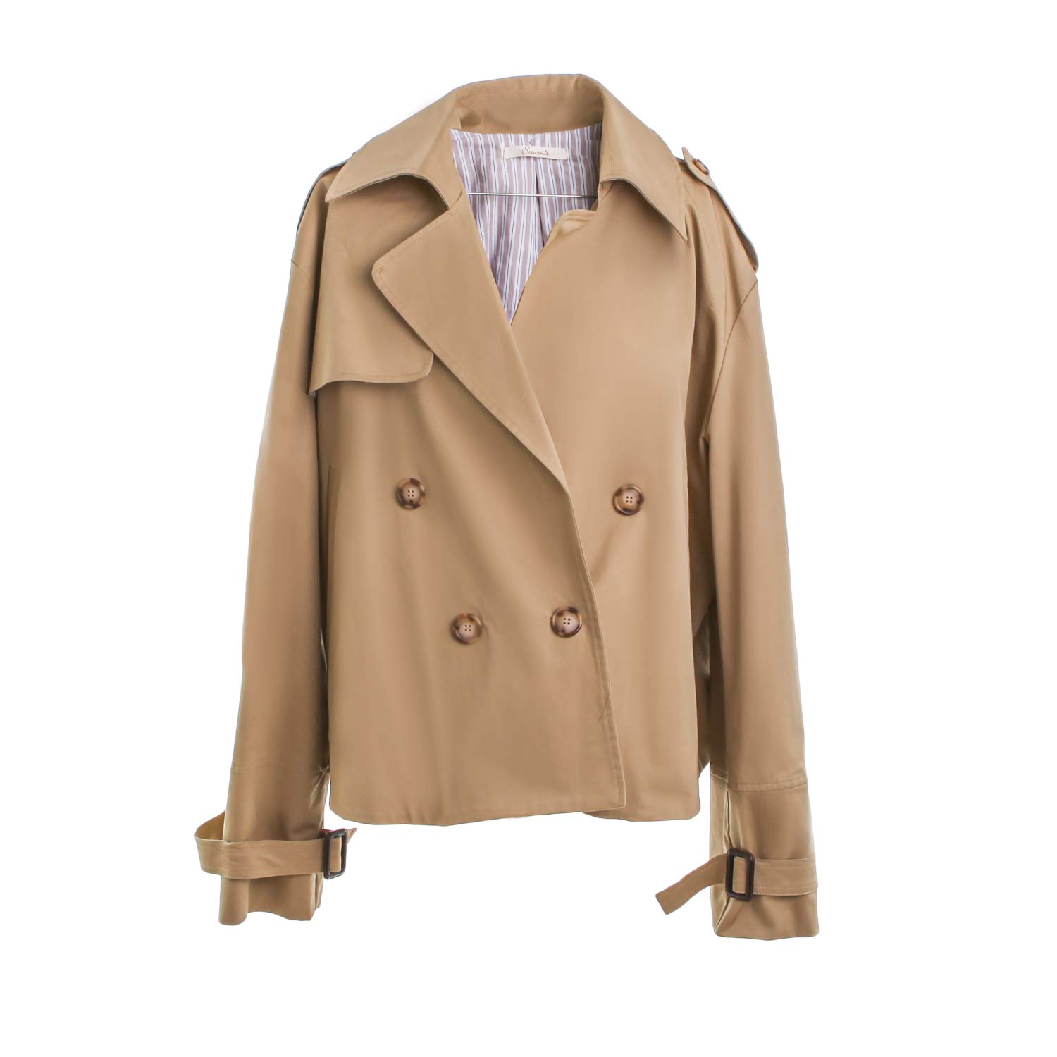 TRENCH COAT CORTO BEIGE DONNA E TEENAGER - annameglio.com abbigliamento moda