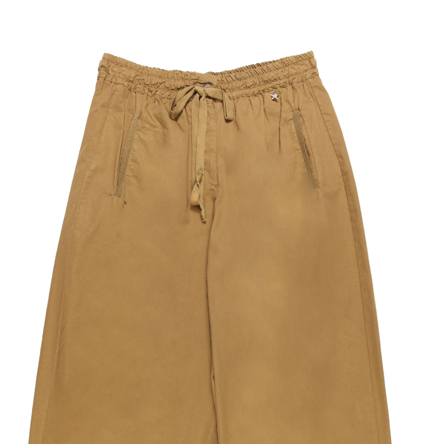 PANTALONE A PALAZZO KHAKI DONNA E TEENAGER - annameglio.com abbigliamento moda