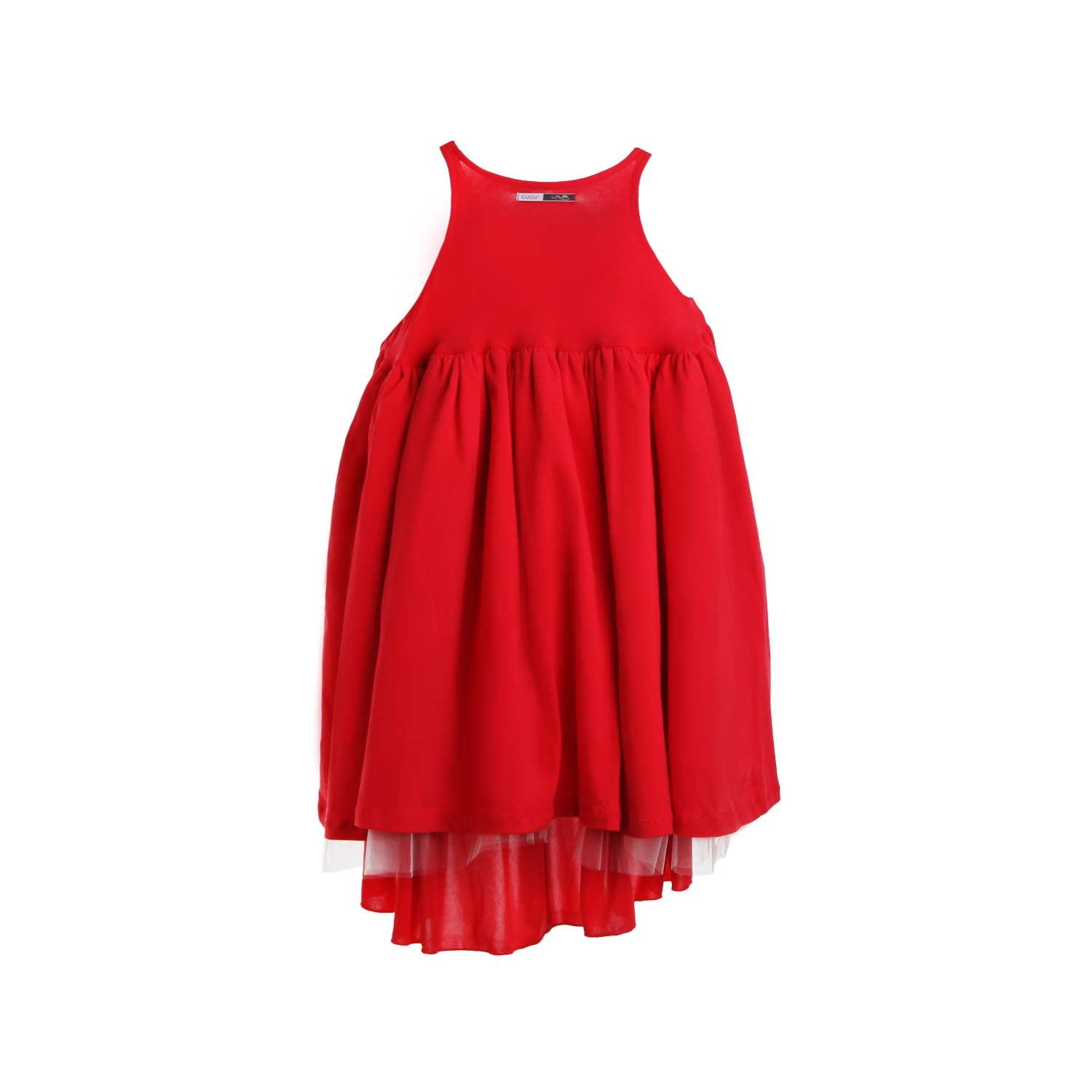 ABITO PETRA ROSSO FRAGOLA BAMBINA - annameglio.com abbigliamento moda