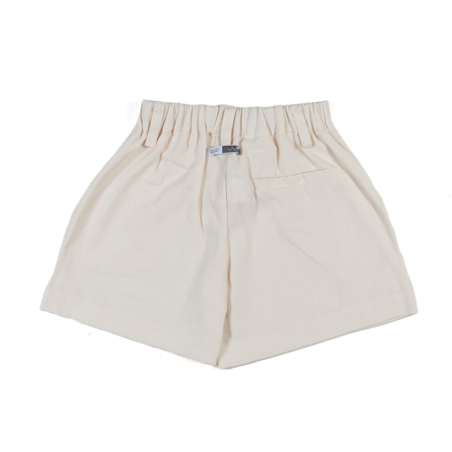 SHORTS CARLUCCIA DENIM ECRU BAMBINA - annameglio.com abbigliamento moda